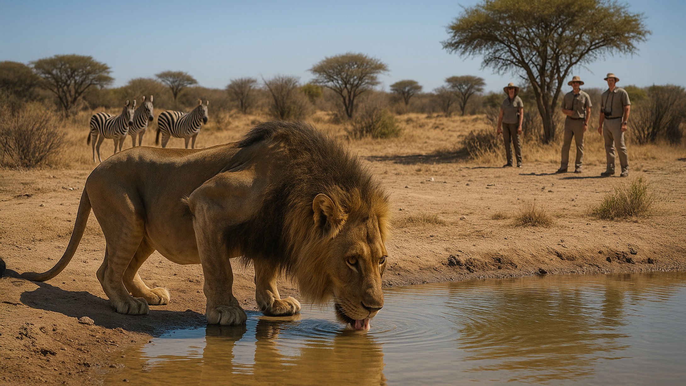 The Waterhole Whisper: How Human Presence Is Rewriting the Wild
