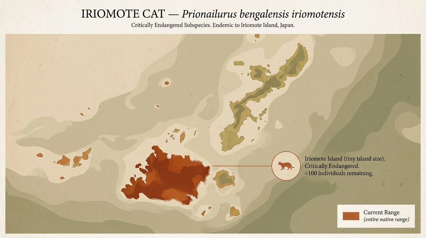 Iriomote-Cat-Range-Map
