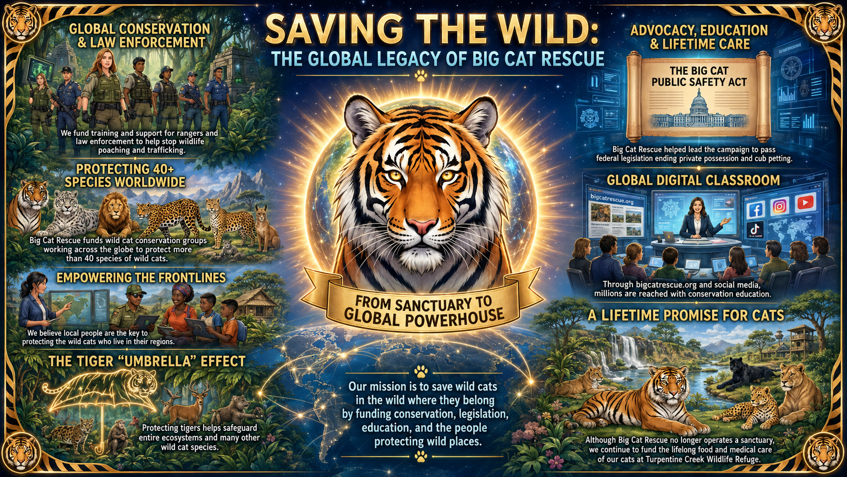 Big Cat Rescue's Global Mission Statement