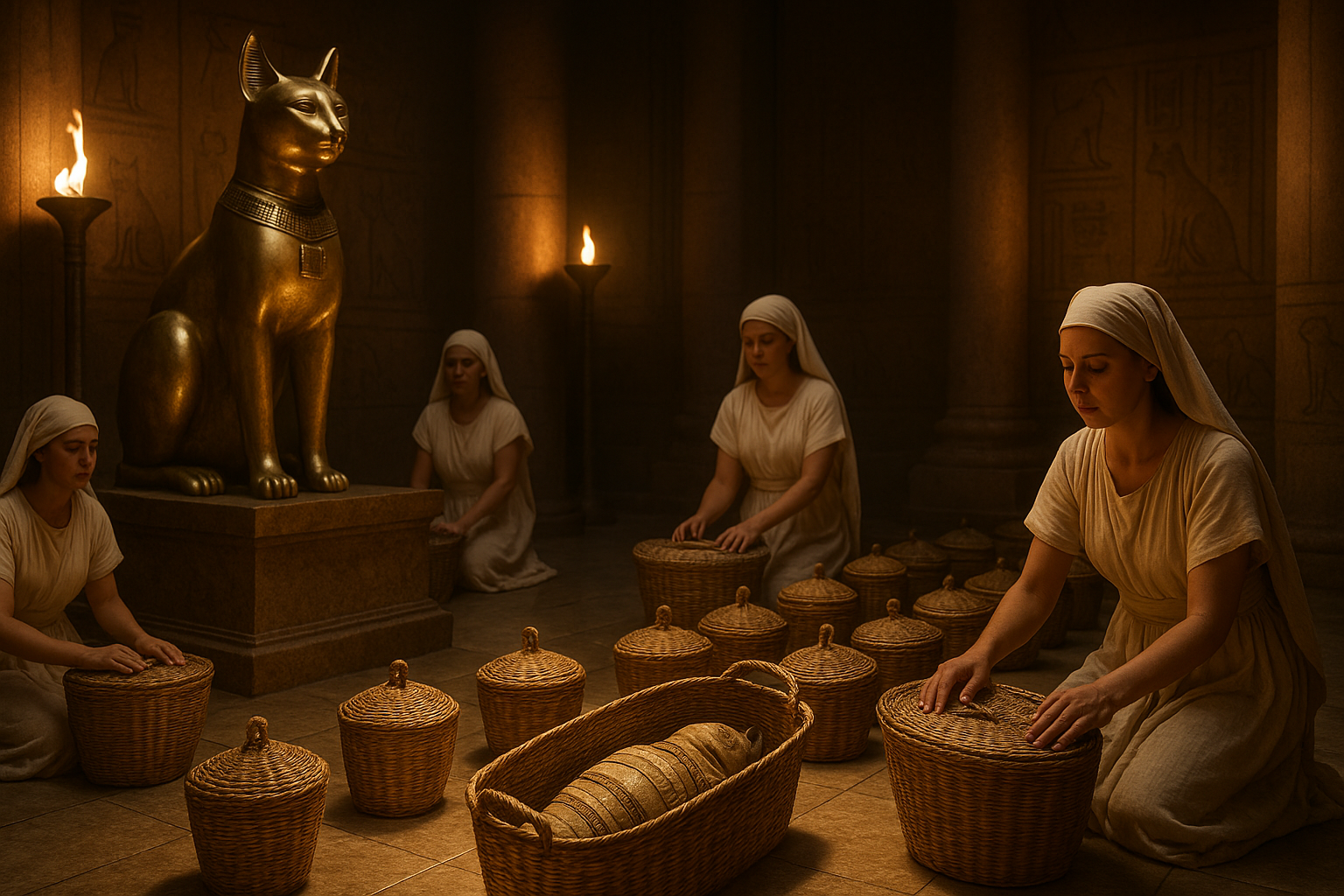 The Secret in the Basket: How Bastet's Worship Gave Us the Modern Cat”