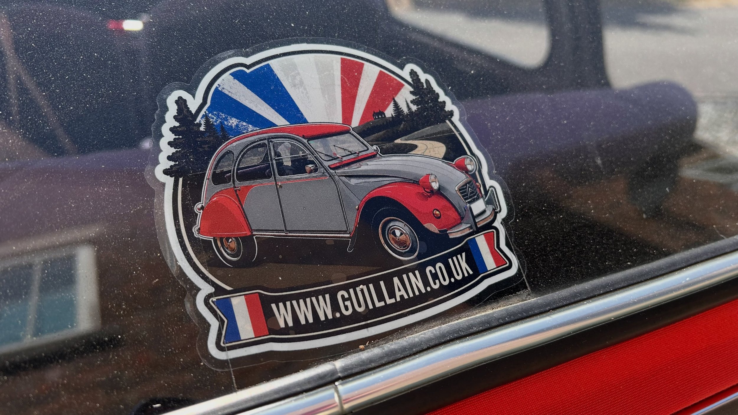 New car sticker for Marguerite #citr&ouml;en #guillain #classiccars #2cv #voitures
