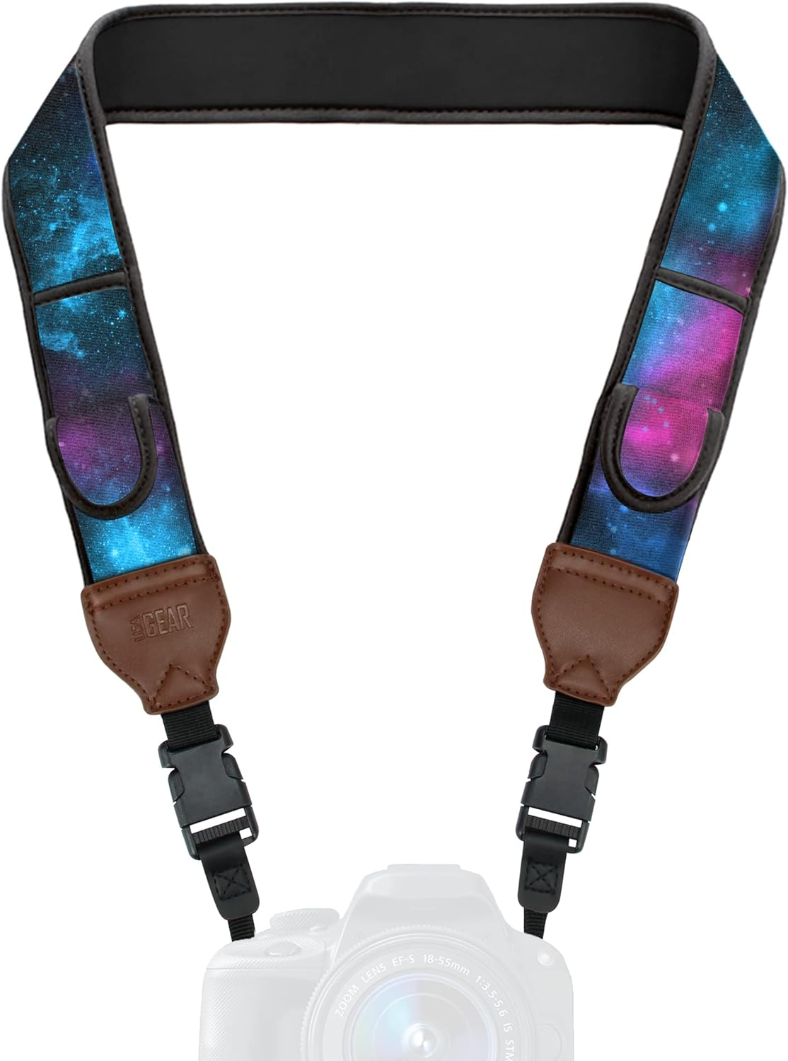 ↑ USA GEAR TrueSHOT Neck Strap Neoprene Camera Strap
