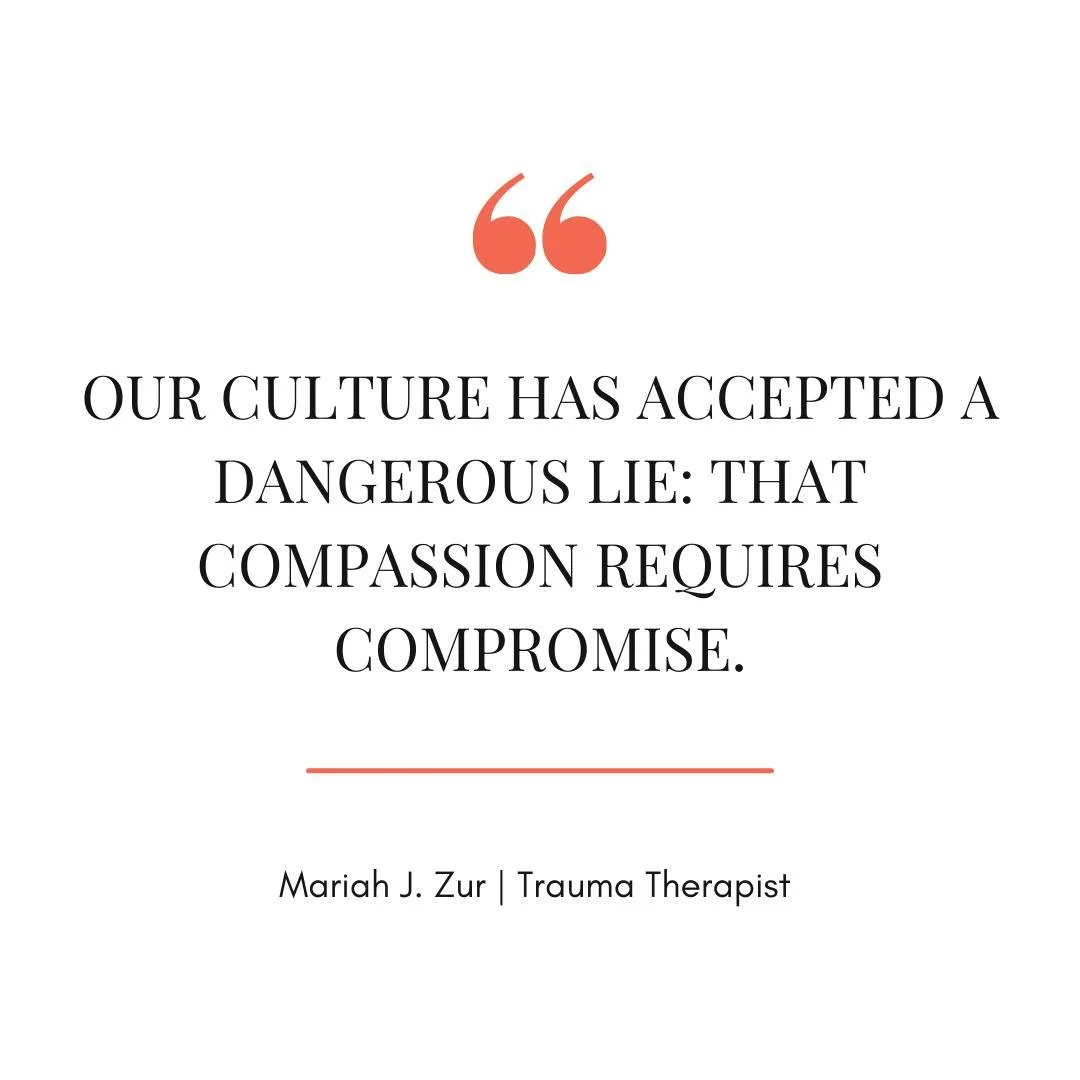 You&rsquo;ve been told that if you really care about someone or something, you should stay quiet, smile, and swallow your truth. But that isn&rsquo;t compassion, it&rsquo;s erasure.

Compassion doesn&rsquo;t ask you to betray yourself. It asks you to