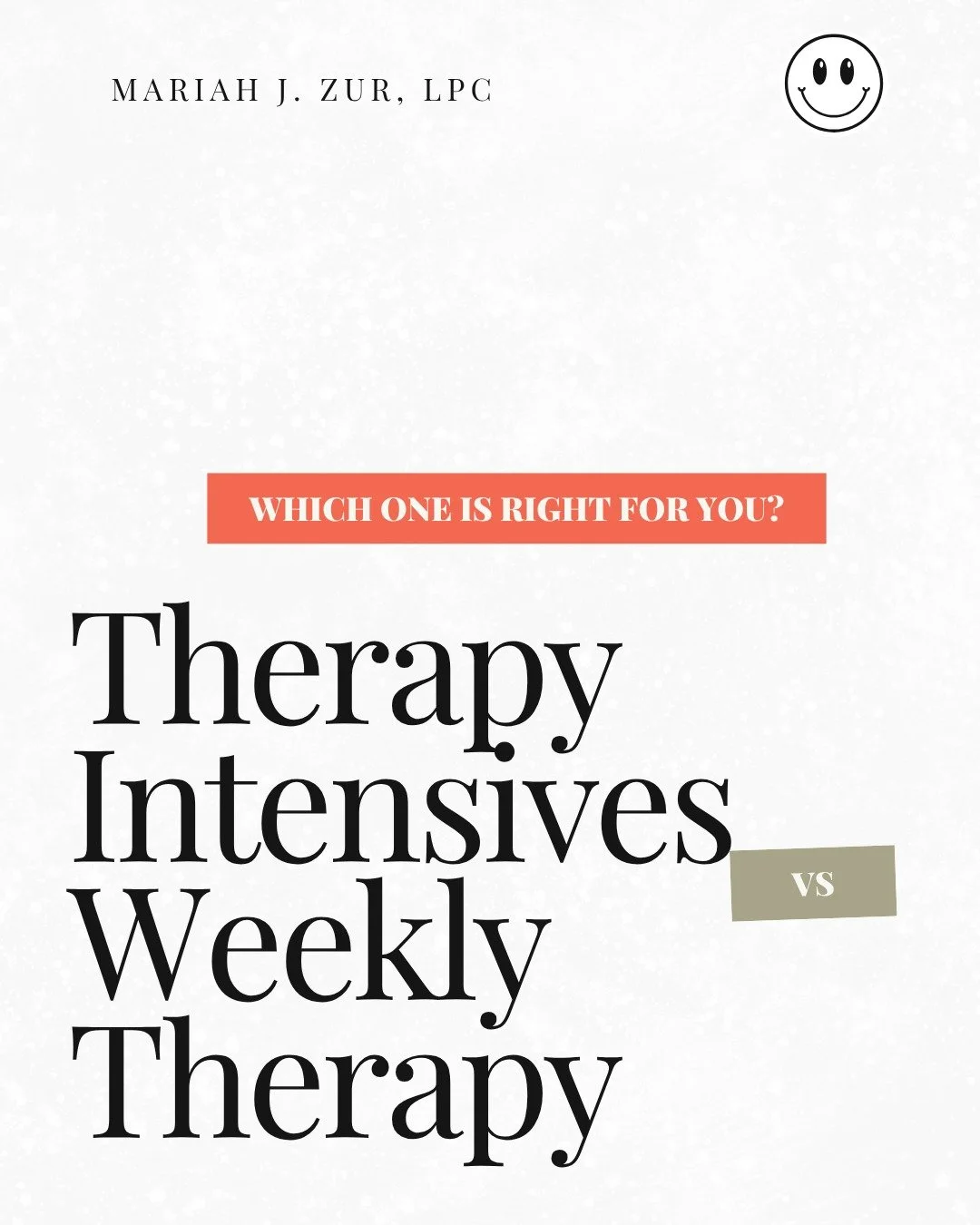 Weekly therapy feels too slow? Let&rsquo;s talk. If weekly therapy feels like you&rsquo;re finally getting somewhere&hellip; just as the clock runs out, yeah. I see you.

And no, it&rsquo;s not your fault you feel stuck. Some types of healing simply 
