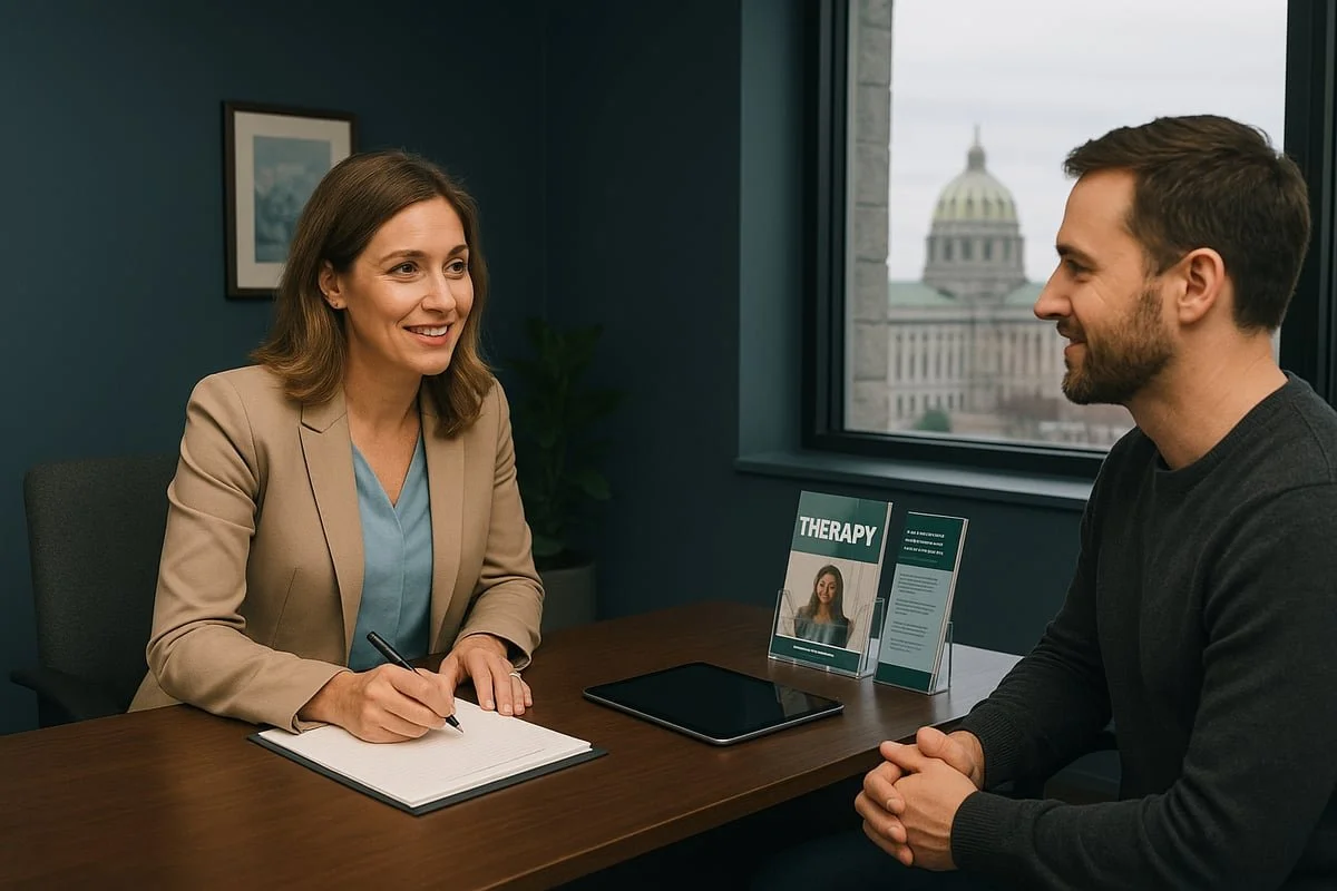 Virtual therapy in Pennsylvania offering online mental health support for Harrisburg PA residents