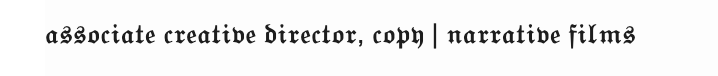 acd copy + narrative filmmaker