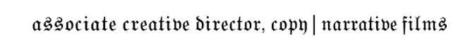 acd copy + narrative filmmaker