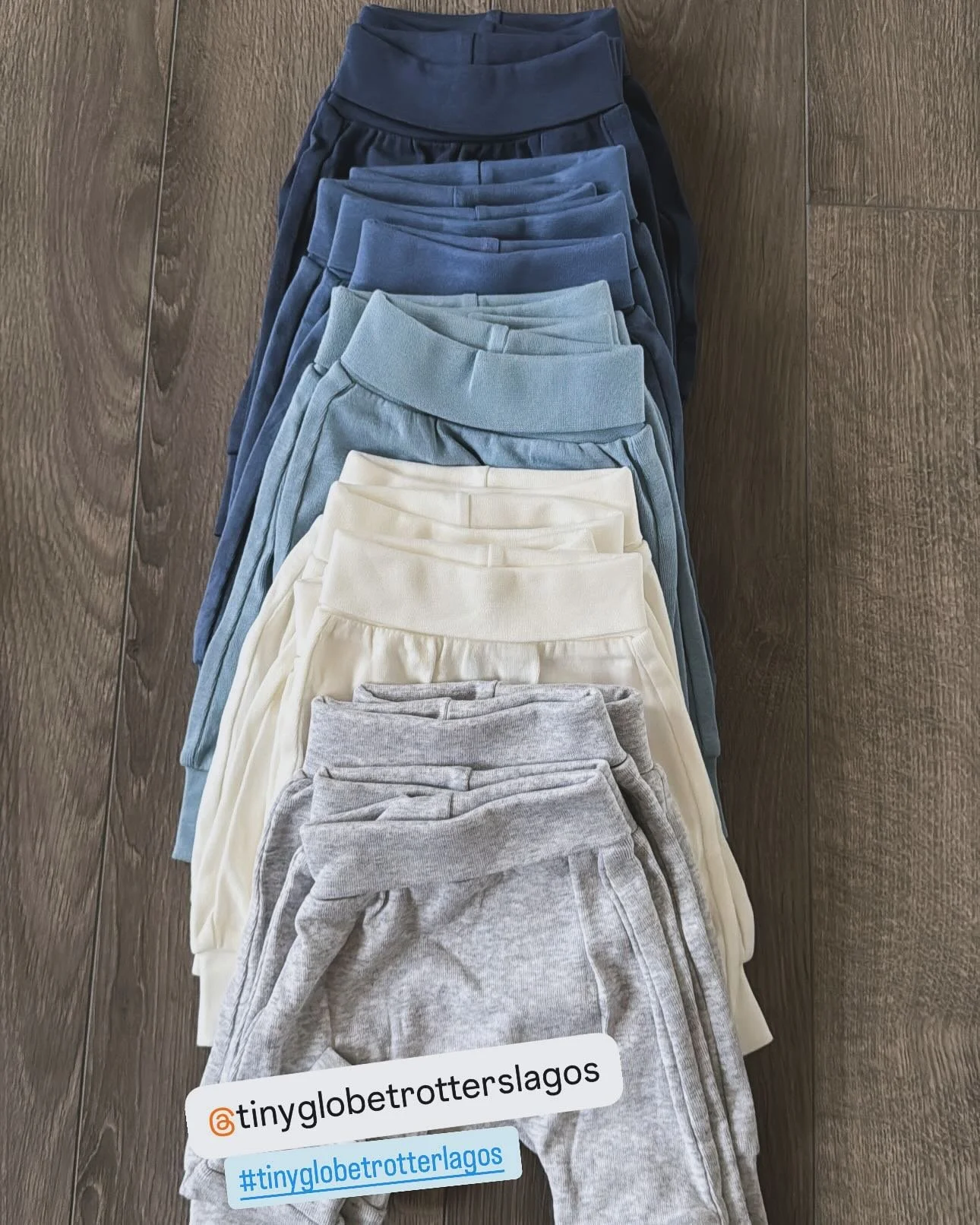Newborn Joggers
@tinyglobetrotterslagos 
#NewBornBabyBox
#TinyGlobeTrotterLagos #LagosKidsFashion
#TinyGlobeTrotterLagos #LagosKidsFashion