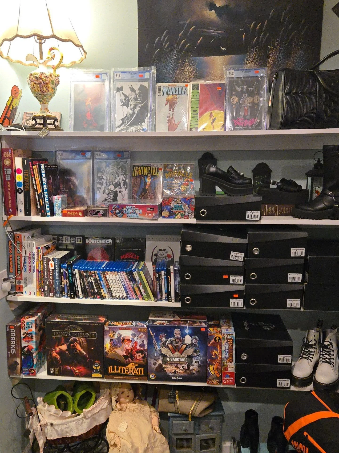 ✨️ Come check out our ever expanding media selection! You never know what you might find at Curiouser &amp; Curiouser AVL
Located at 117 Sweeten Creek Road in Asheville