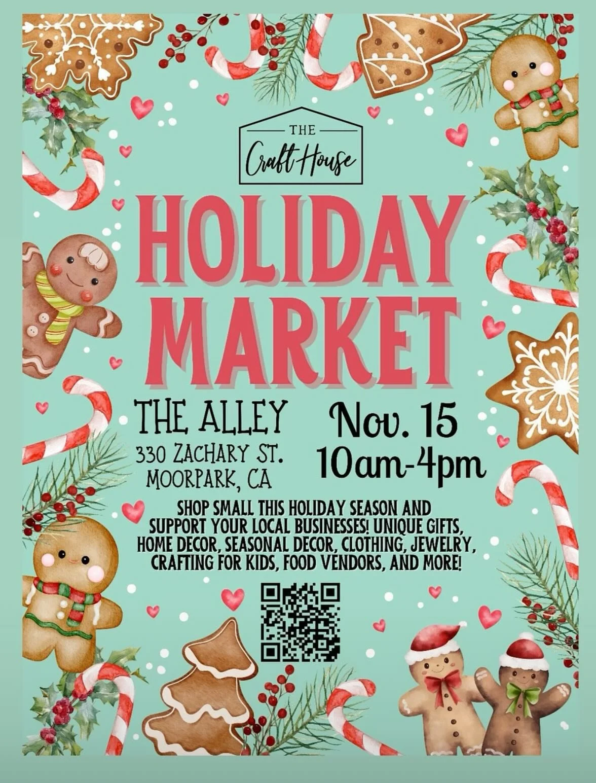 😍 instead of porch pick up this week come say hi at @thecrafthouse805 Holiday Market this Saturday! Can&rsquo;t wait to see you! Last year was so much fun! 🤩
