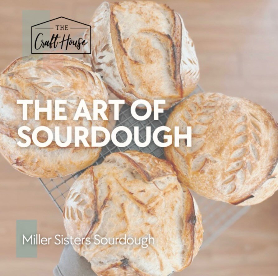 Next beginner class is posted! We would love the chance to teach you how to make your own starter and the process to make a loaf of sourdough! Link to sign up in our bio!