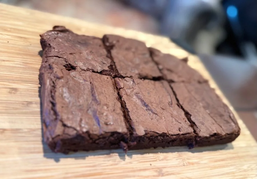 ‼️ Brownies are back! Rich, fudgy, and deeply chocolatey &mdash; these homemade brownies are made with our signature sourdough discard for an extra soft texture and subtle depth of flavor you can&rsquo;t get from a regular brownie. Crisp on the edges