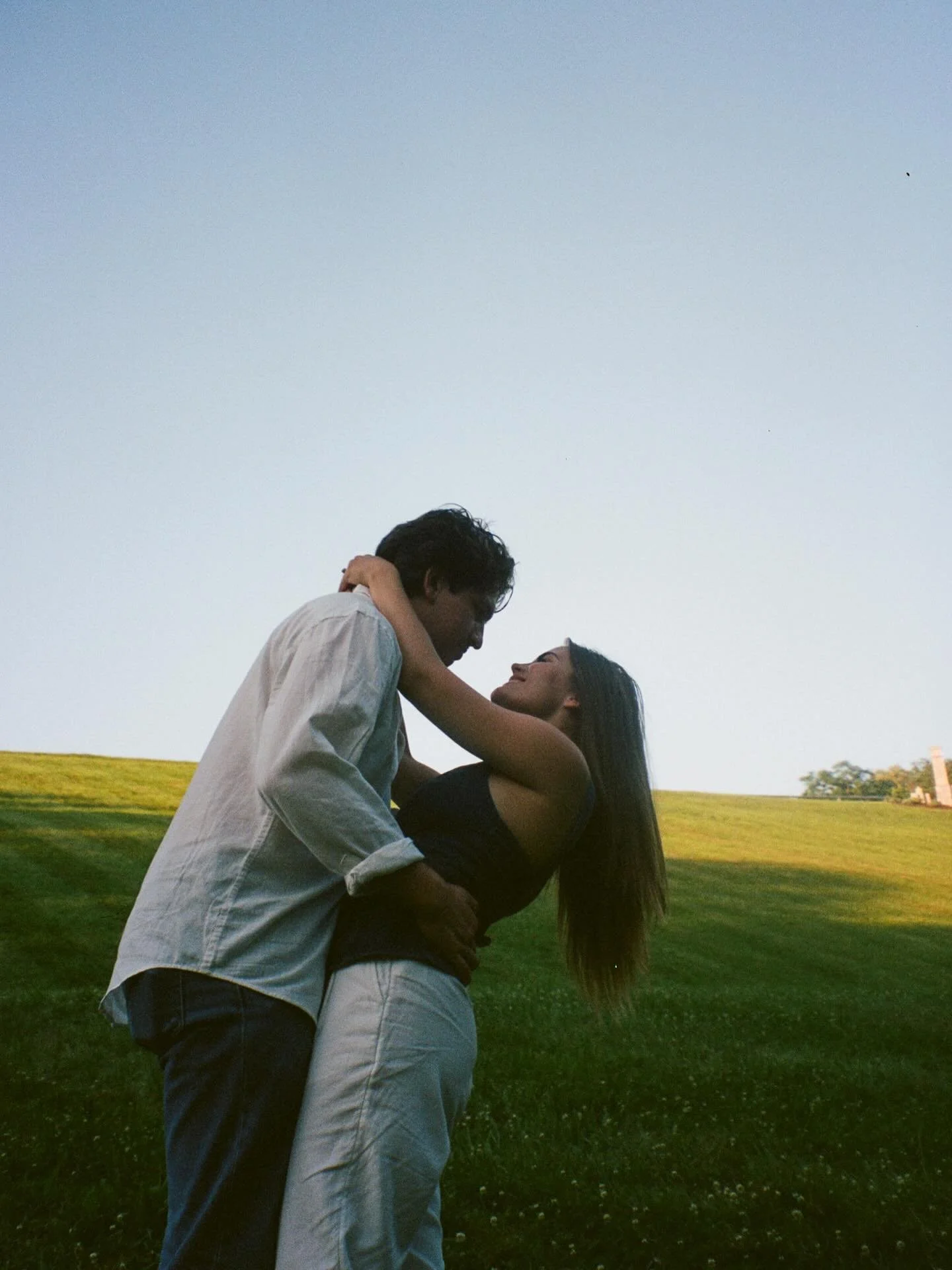 Isaiah + Ivory on a hill in Parkville #35mm 💍