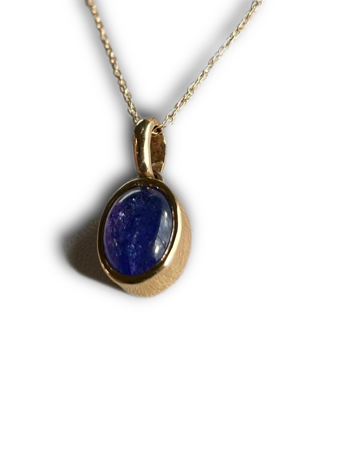 14K Gold 5.5ct Tanzanite Necklace