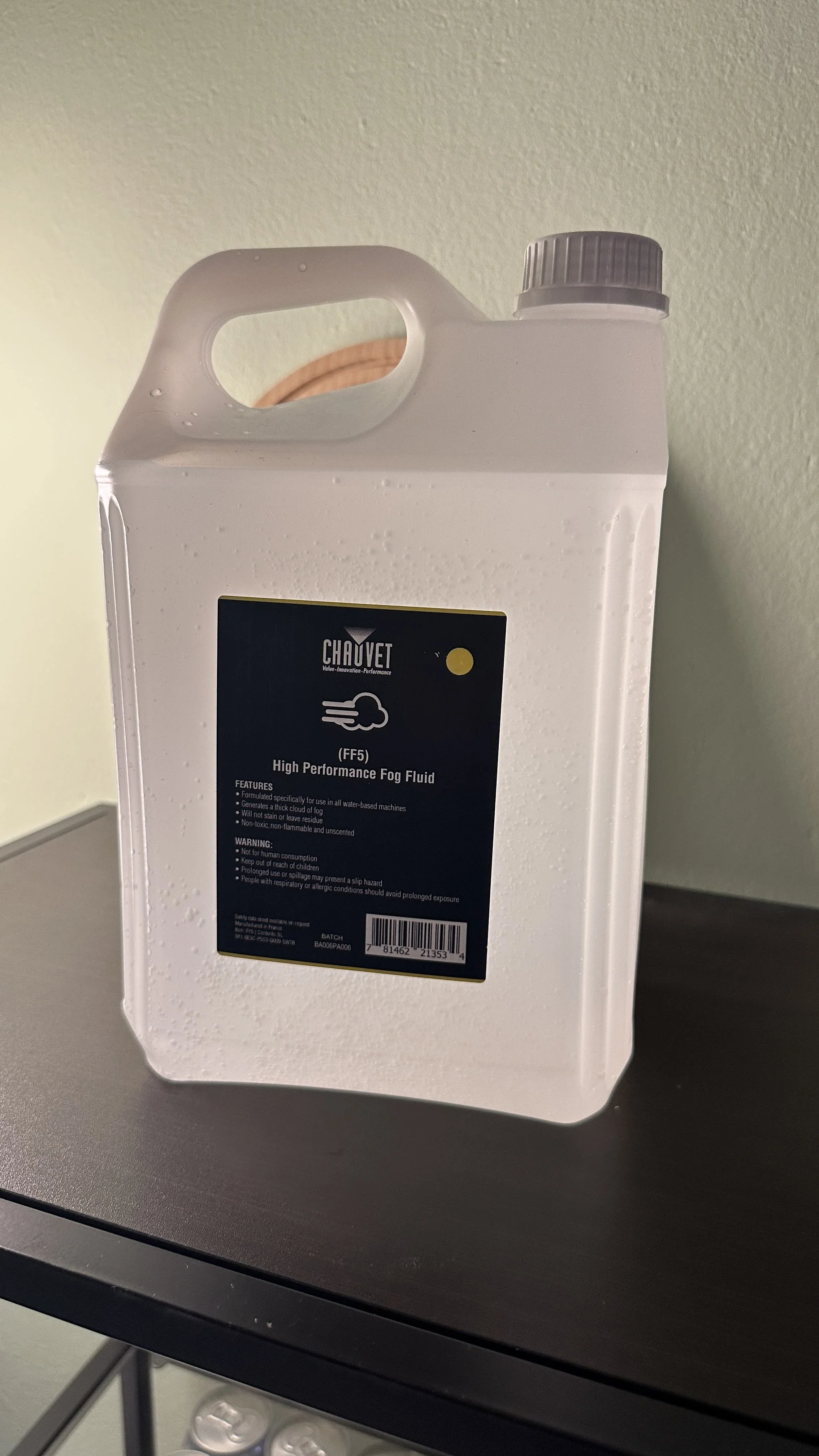 Chauvet røykvæske / fog fluid som skal brukes med Equinox VS 1500