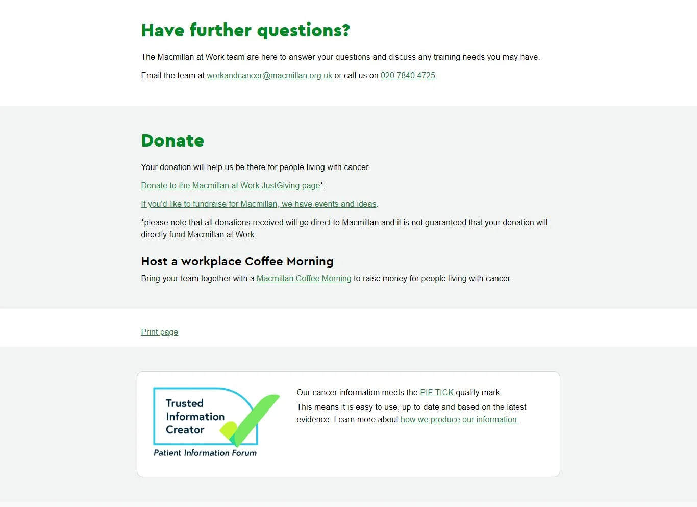 An image showing headings and text on a web page