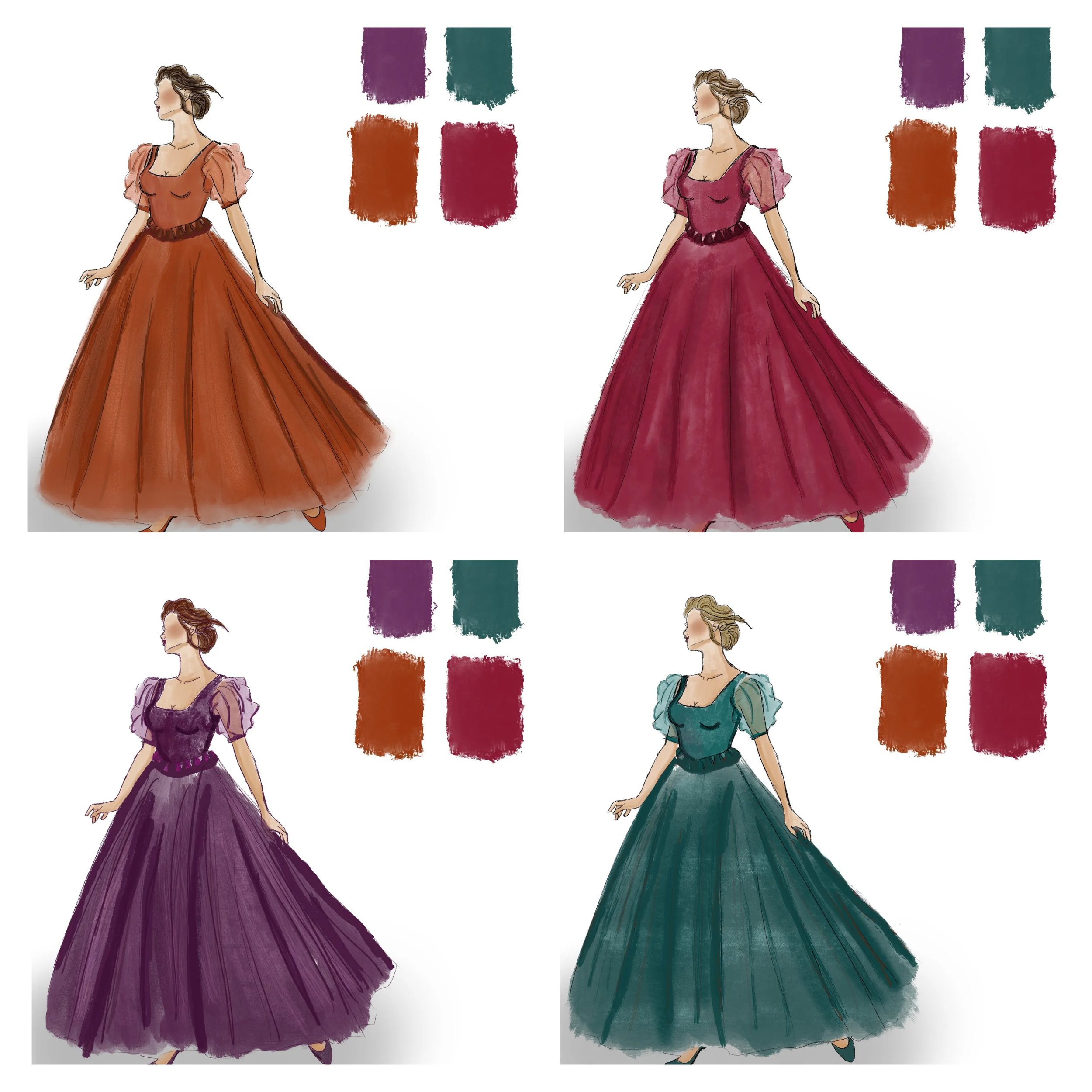 Ensemble Ball Gowns (Cinderella-2023)