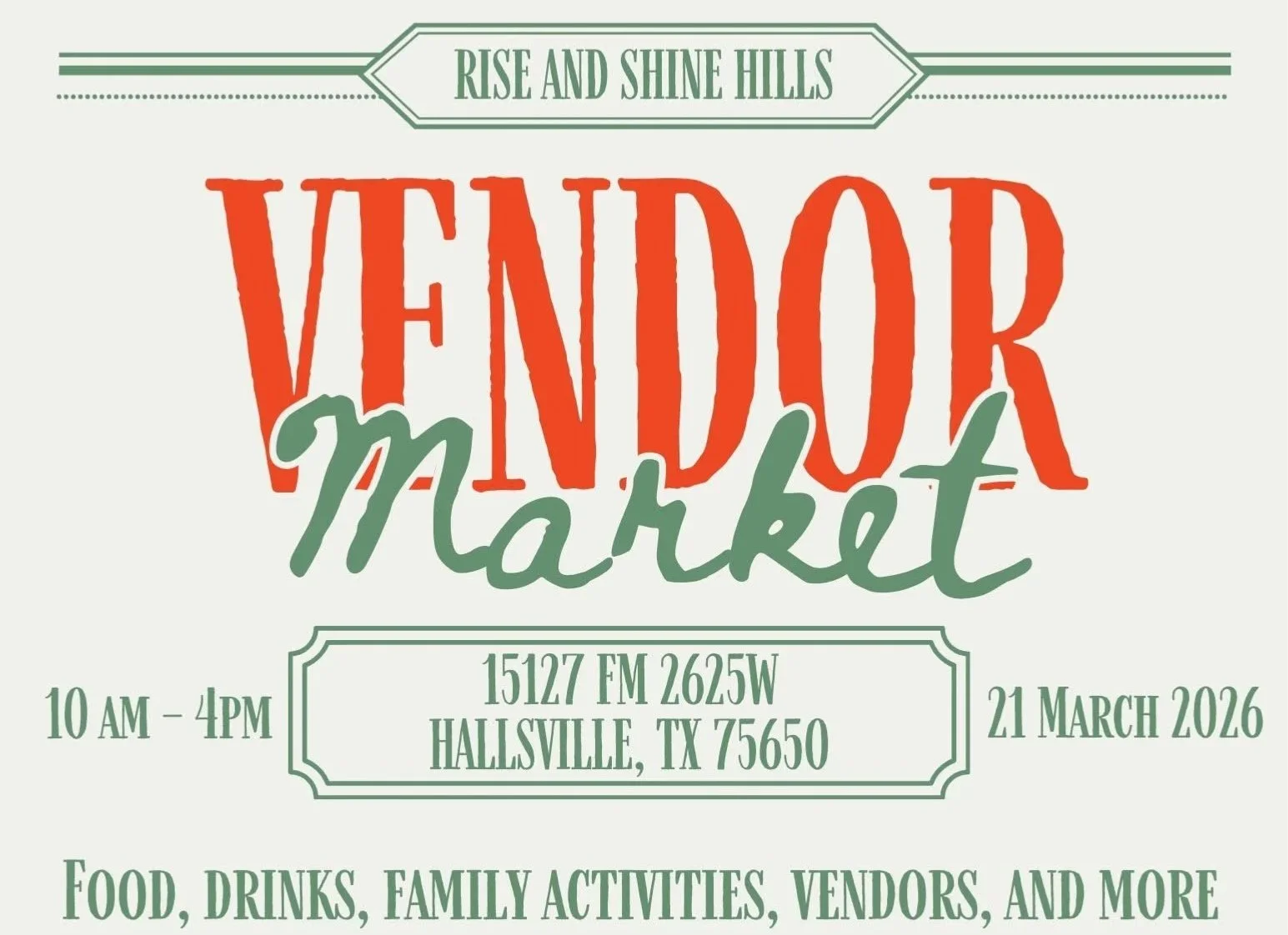 Rise &amp; Shine Market