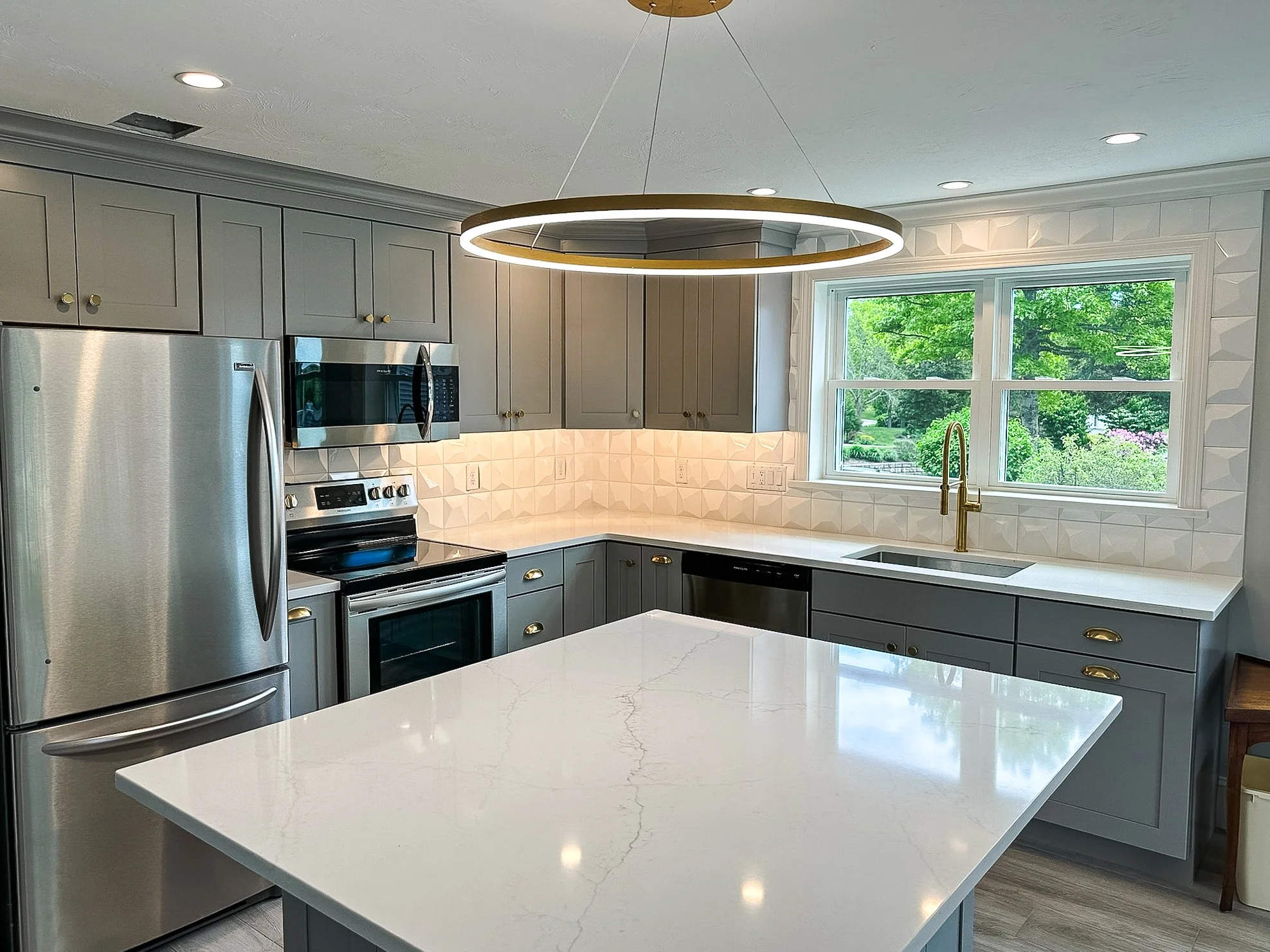 Kitchen lighting installation for kitchen remodel projects in Cohasset, MA
