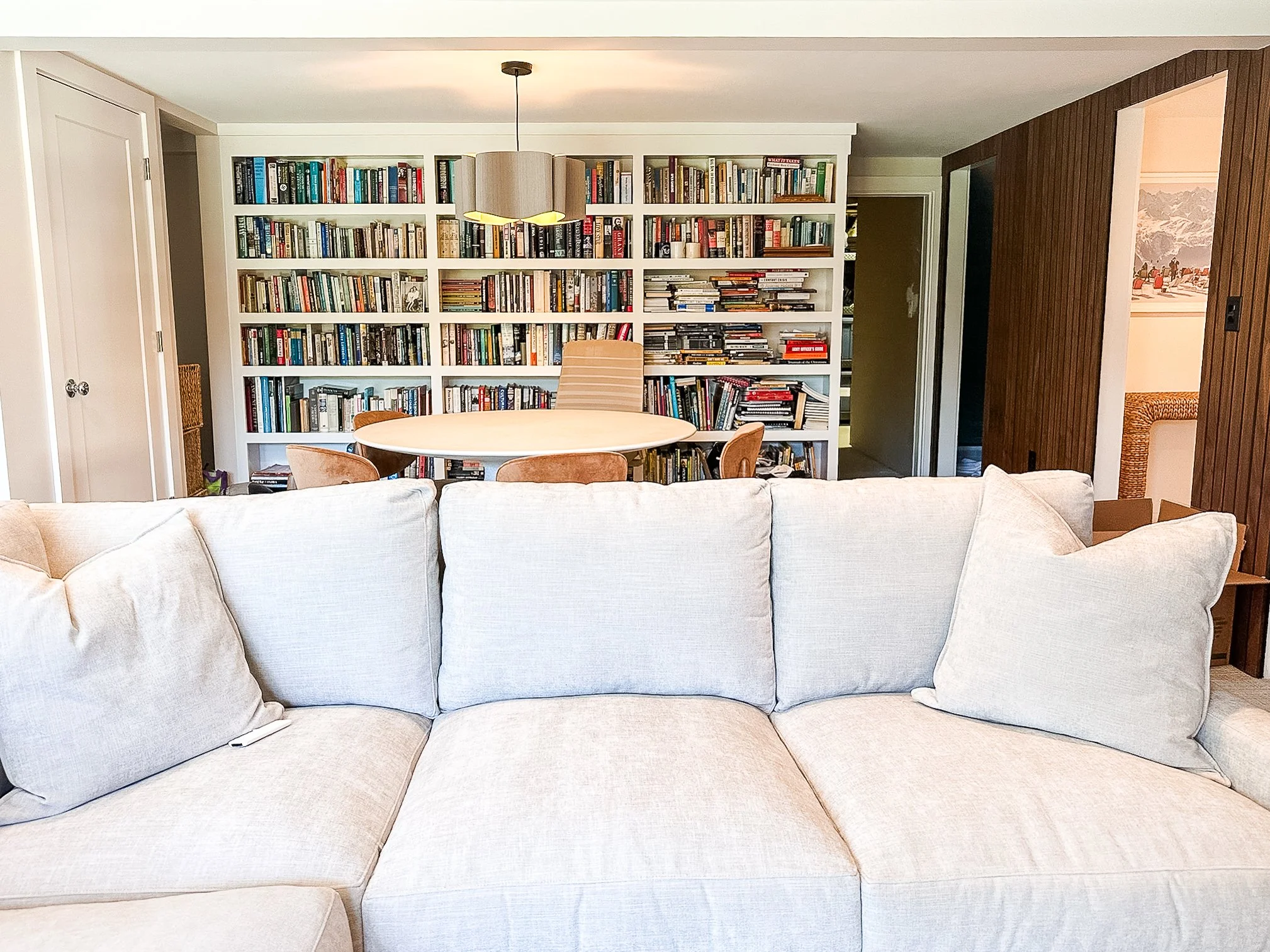 Reading nook and home library electrical wiring services in Marshfield, MA