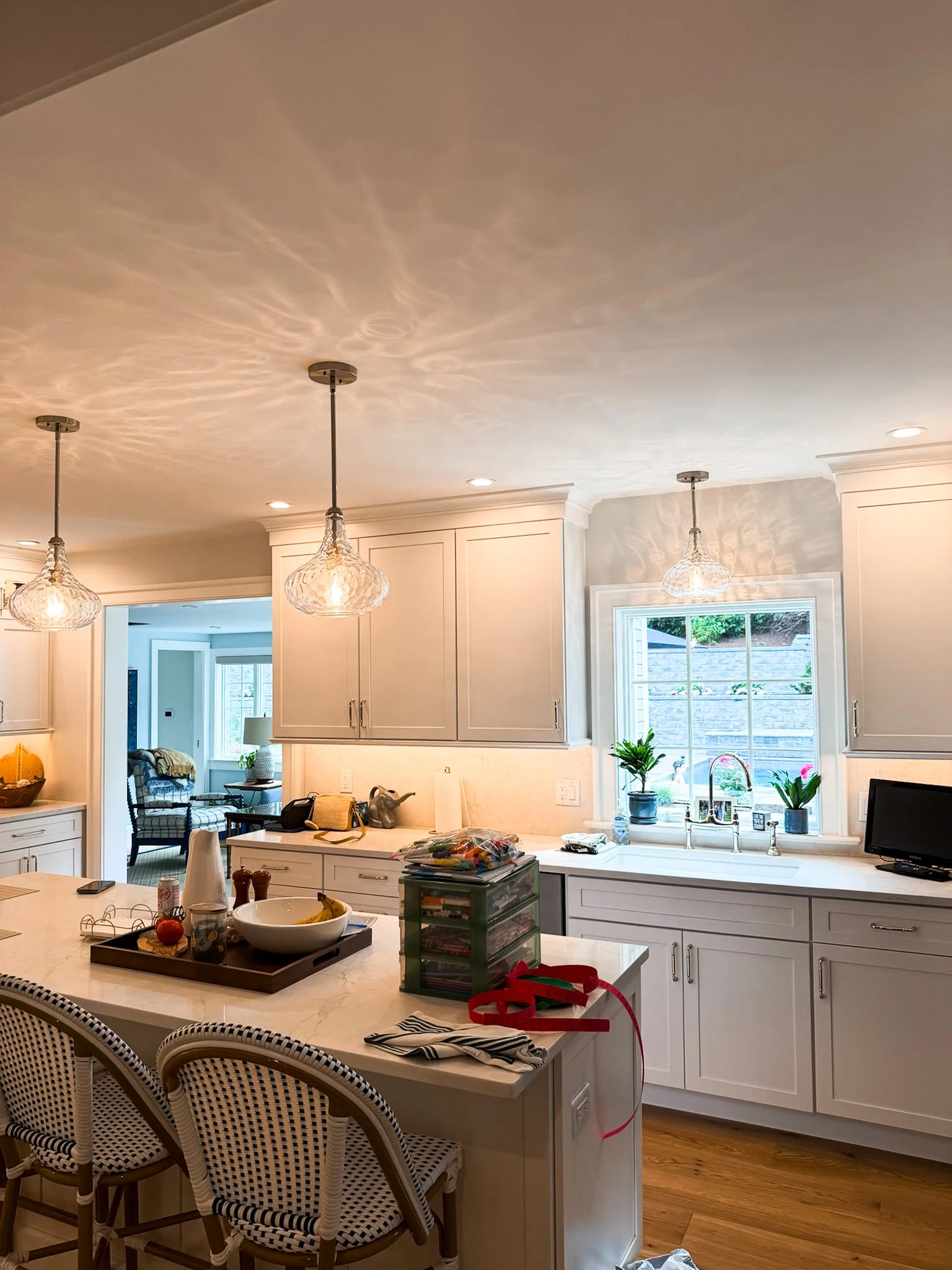 Kitchen lighting installation by Puopolo Electric in South Shore MA