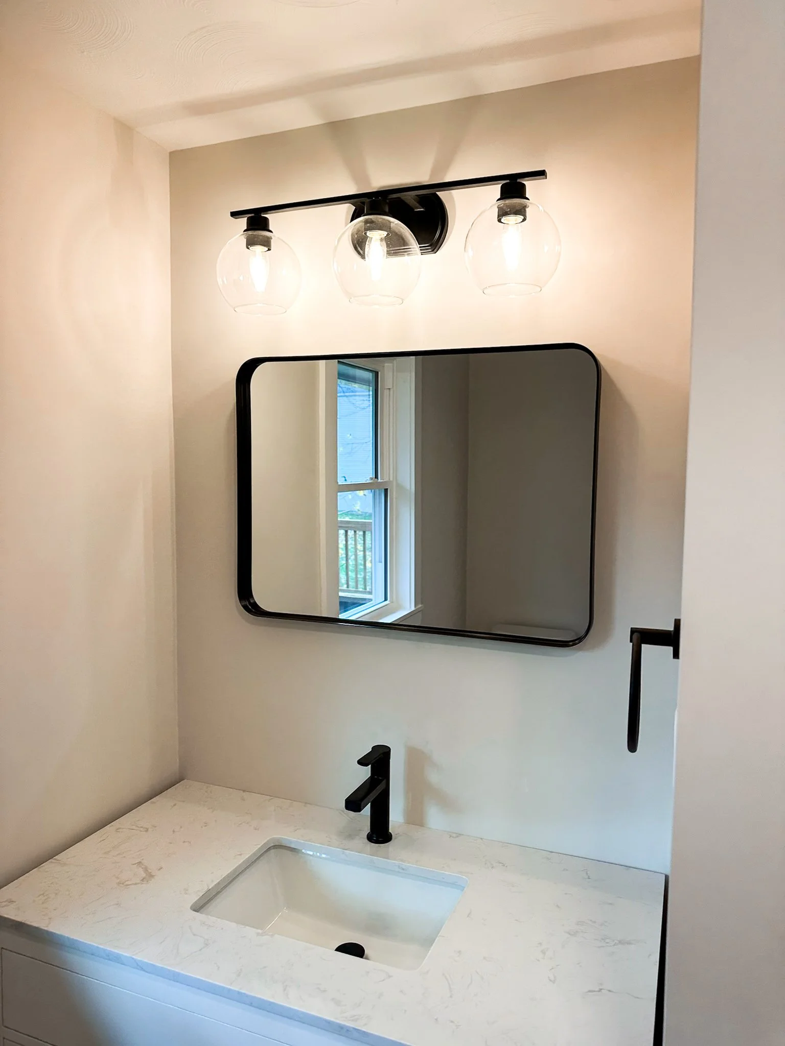 Bathroom lighting installation in Plymouth, MA