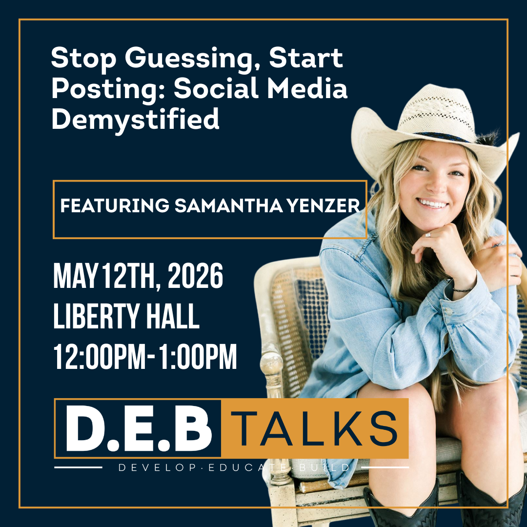 DEB Talk with Samantha Yenzer. Stop Guessing, Start Posting: Social Media Demystified