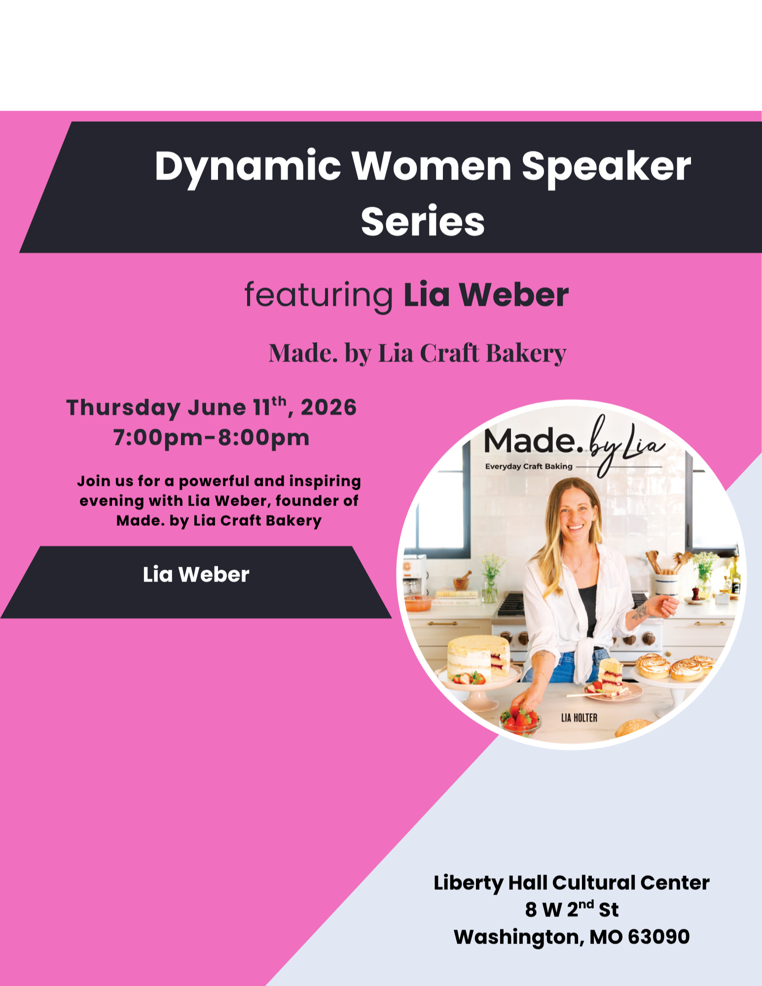 Dynamic Women Speaker Series presents: Lia Weber