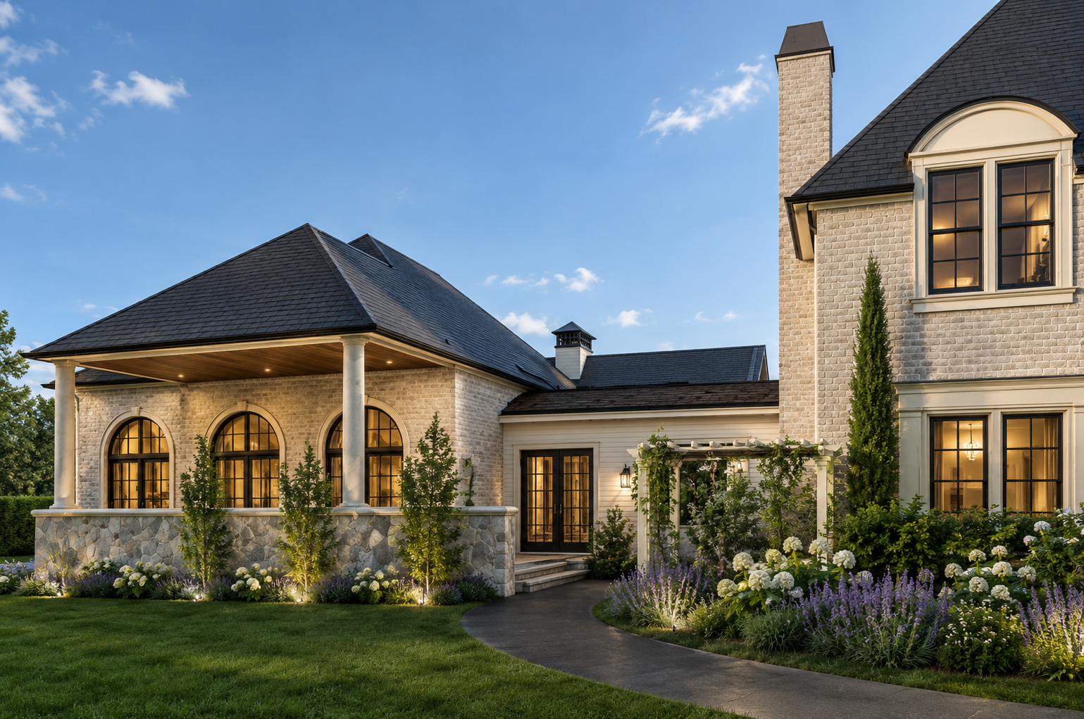 Custom residential addition, massing exercise.