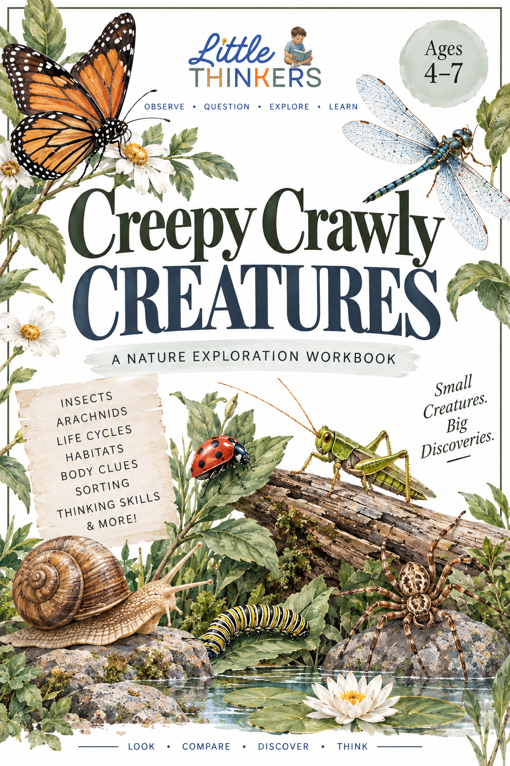 Creepy Crawlies Learning Pack