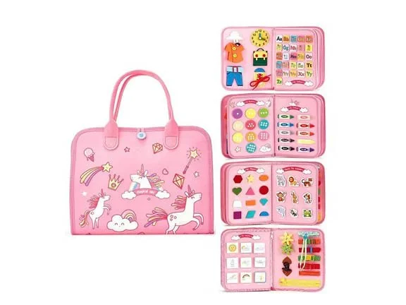 Montessori 6-1 Travel Busy Board