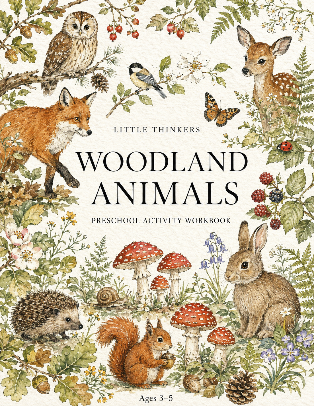 Woodland Animals Discovery Workbook