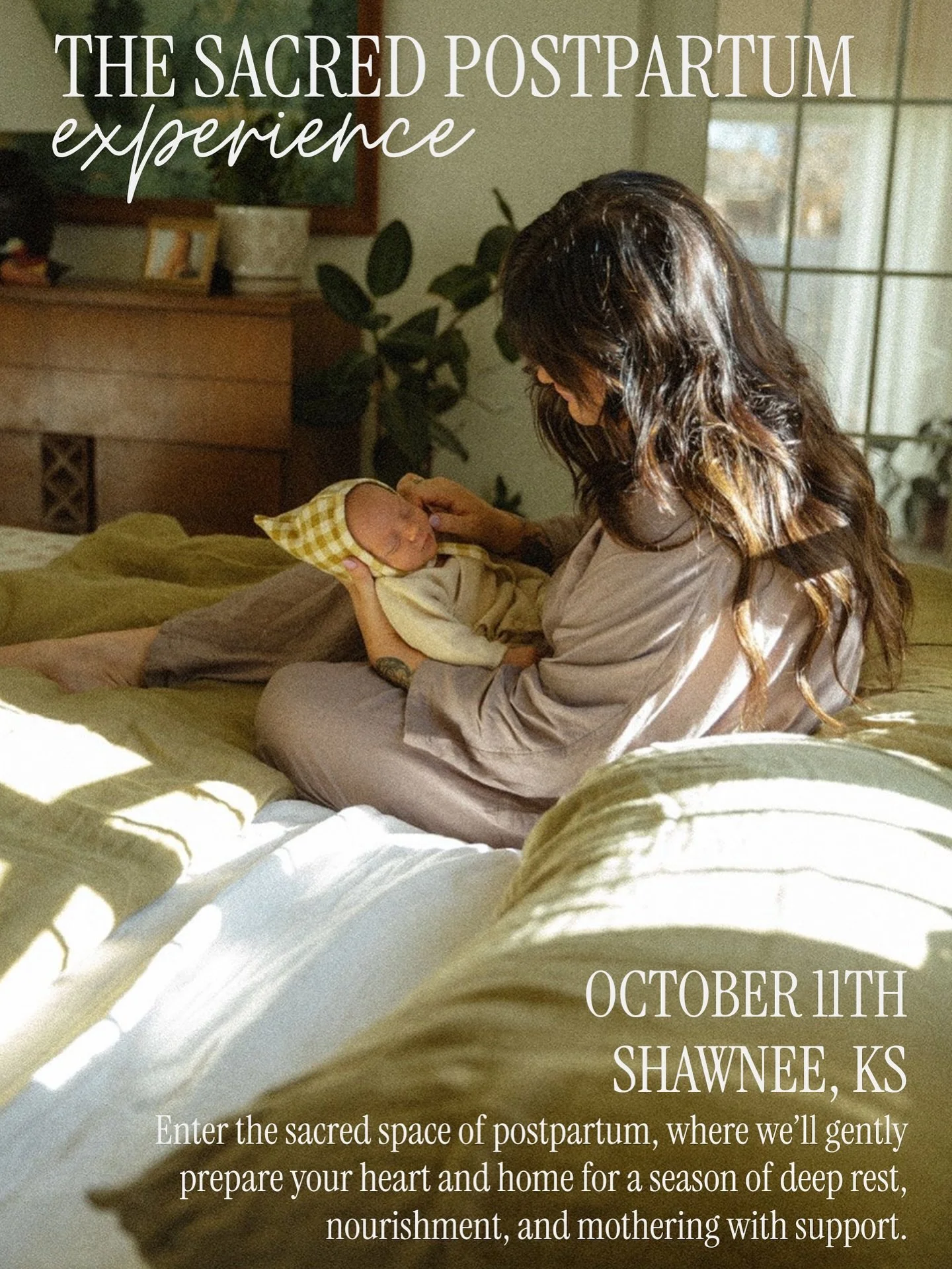 I am deeply passionate about the sacred postpartum season. It deserves as much planning and care as birth itself. 

Therefore, I&rsquo;ve designed another class for you called The Sacred Postpartum Experience: Creating a Nourishing Fourth Trimester.
