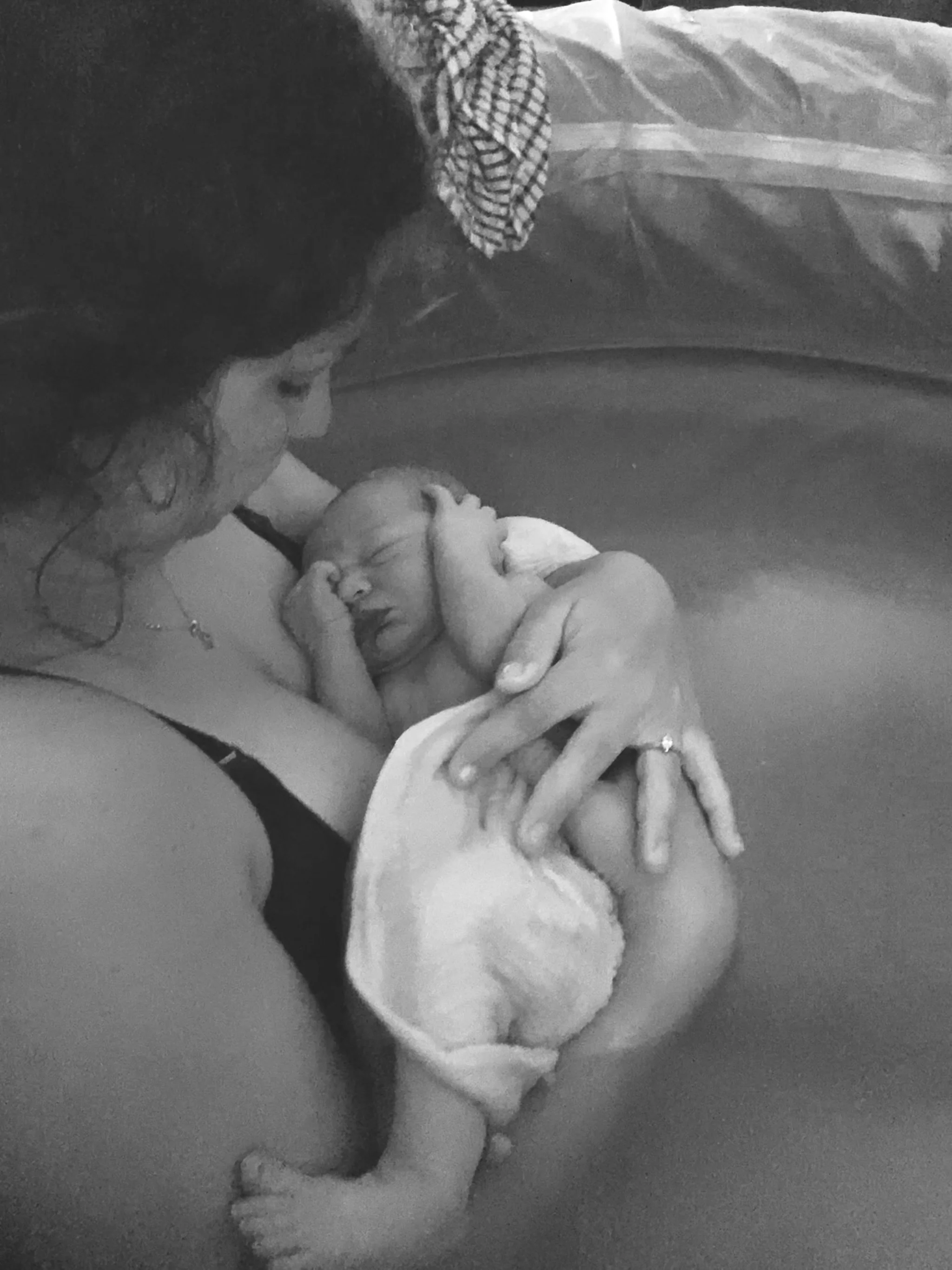 Happy Birthday to my buddy boy 🩵🌈 One year ago we welcomed him in this little pool of water. He has brought our family so much peace and joy! 

As I labored, I imagined this moment with my son over and over again. I held on to the reminder of &ldqu
