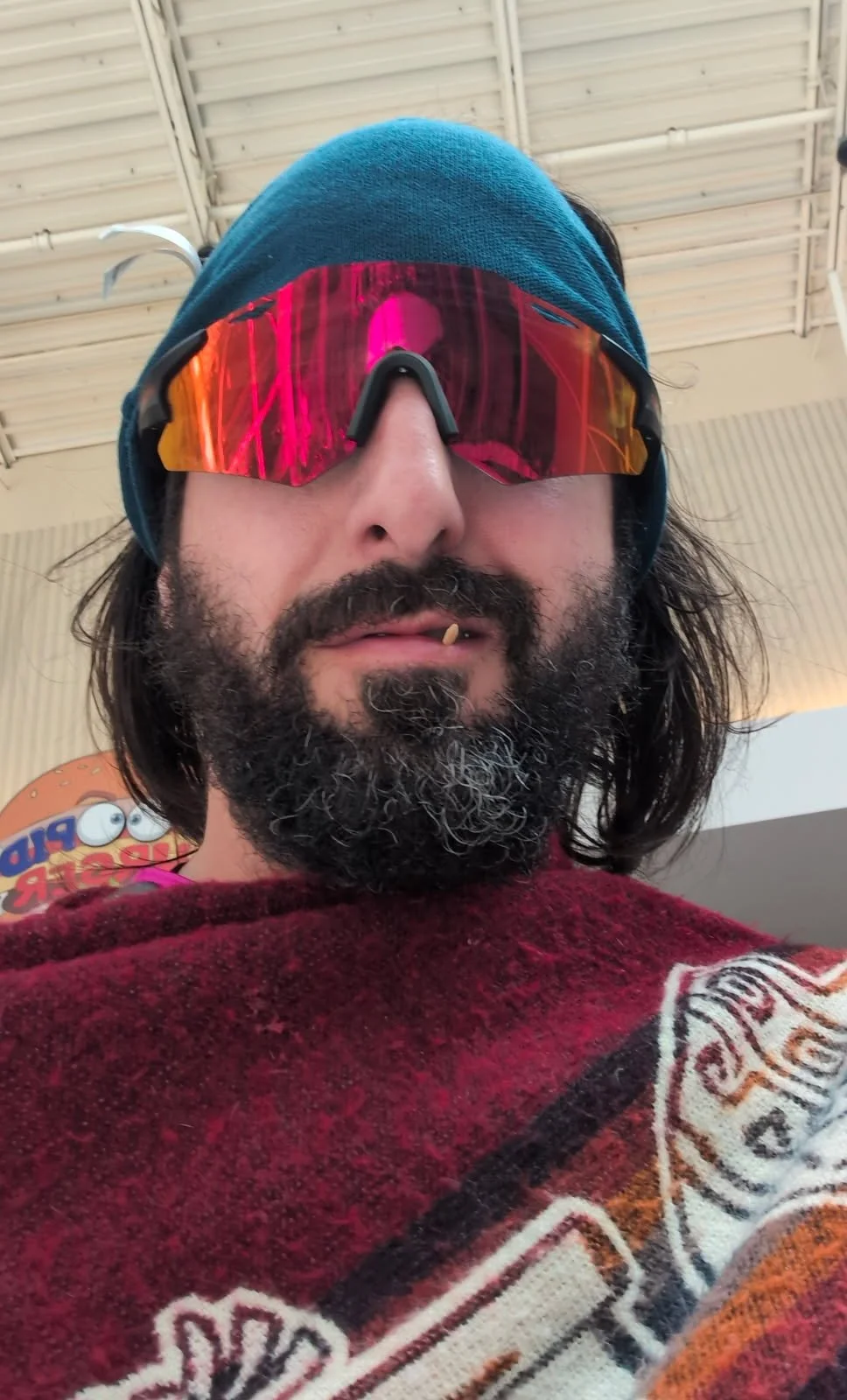 Close up of Tony in sunglasses @ Costco