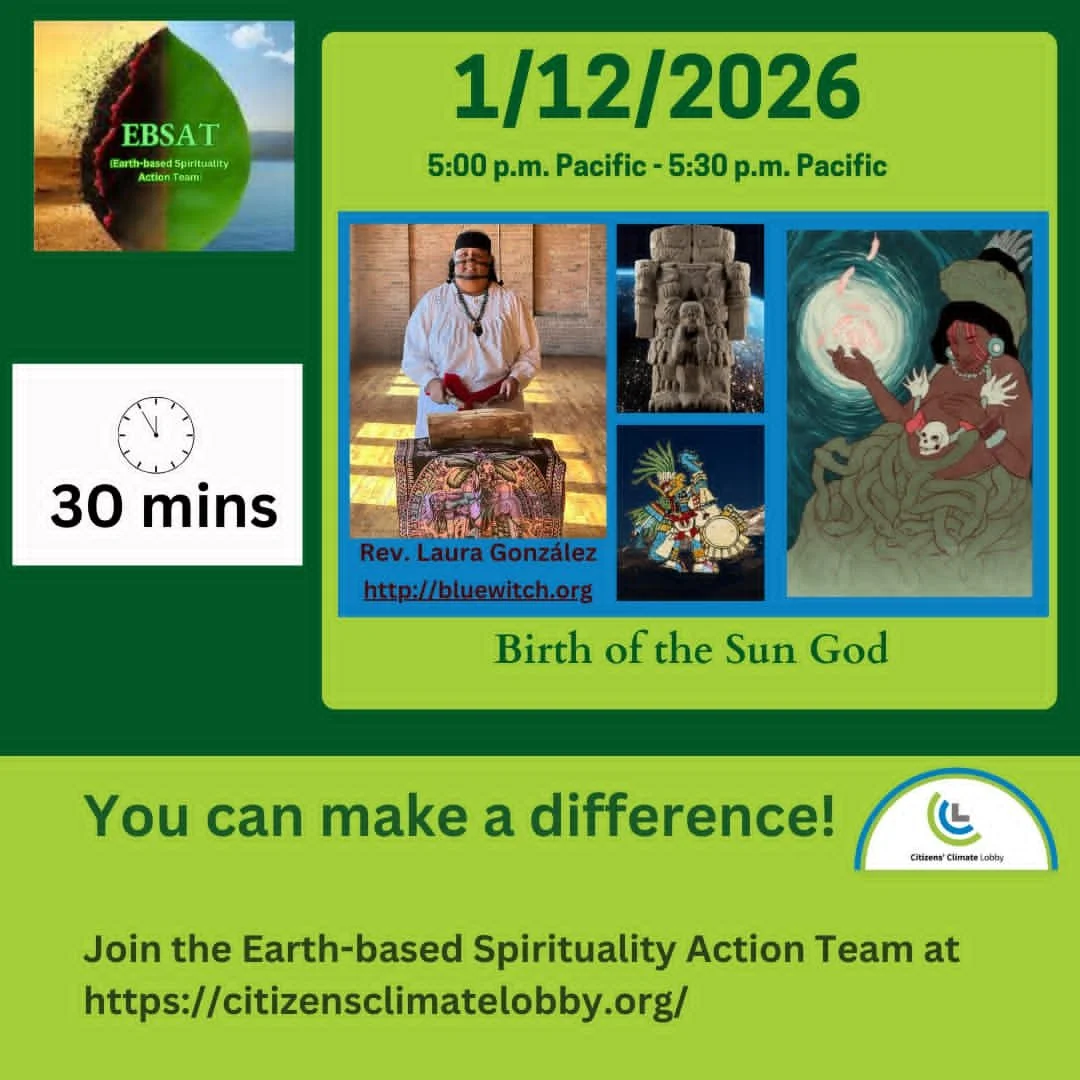 "Birth of the Sun God" at Earth-based Spirituality Action Team
