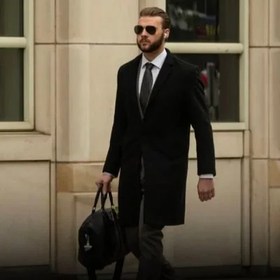 John Karony in front of Eastern District of New York Federal Court House