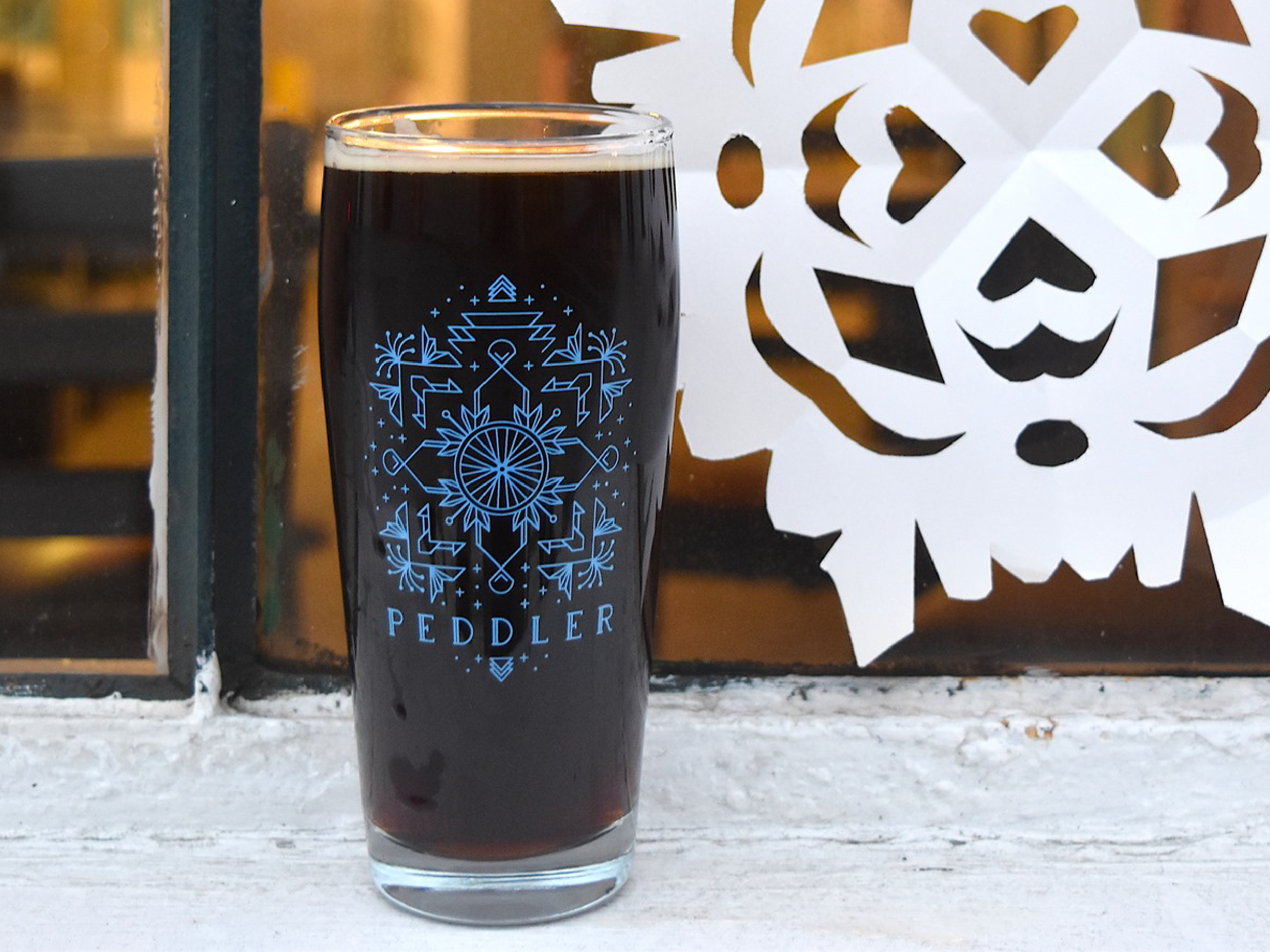 Peddler Brewing Pint Glass
