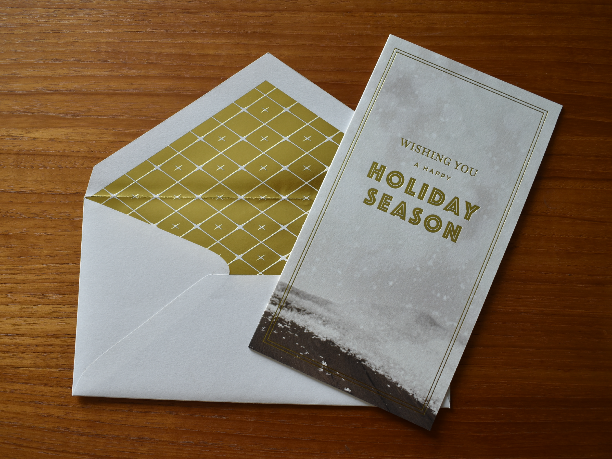 Holiday Card with Custom Envelope