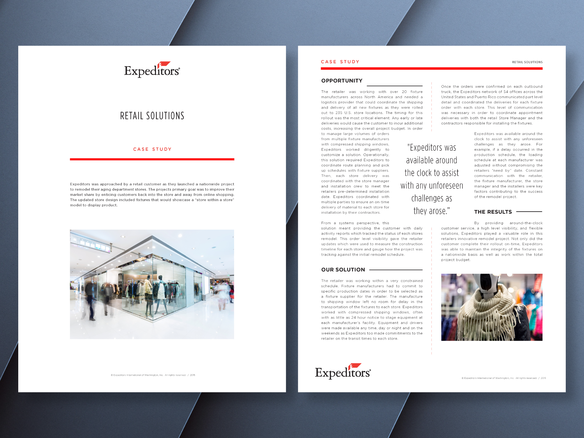 Expeditors Case Study Template