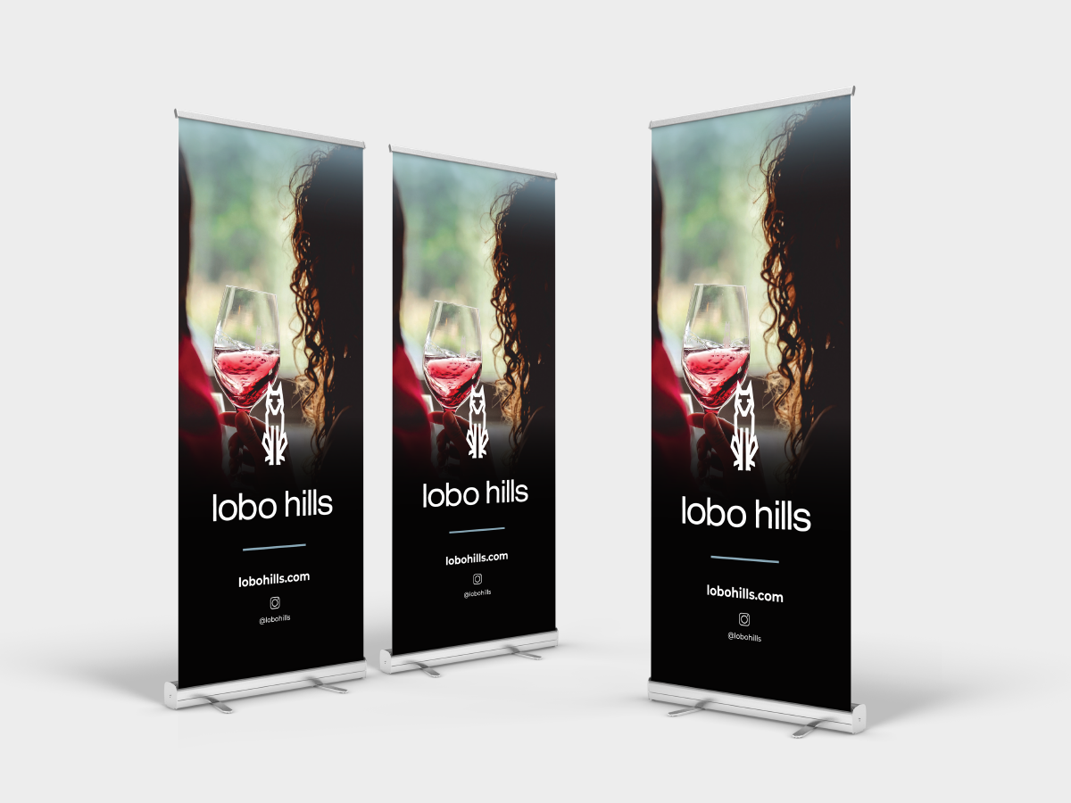 Lobo Hills Pop Up Banner