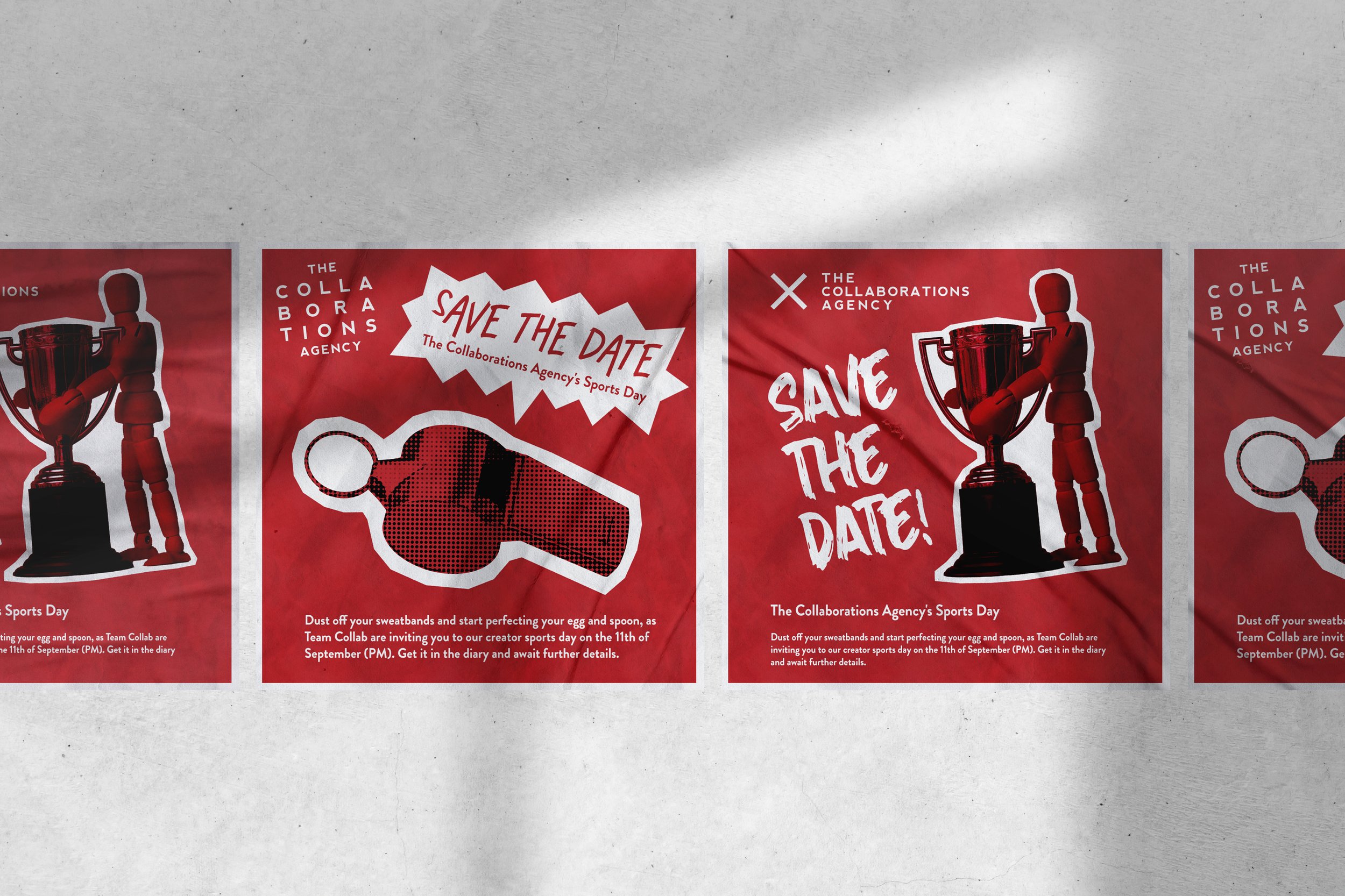 The Collaborations Agency Sports Day Square Posters