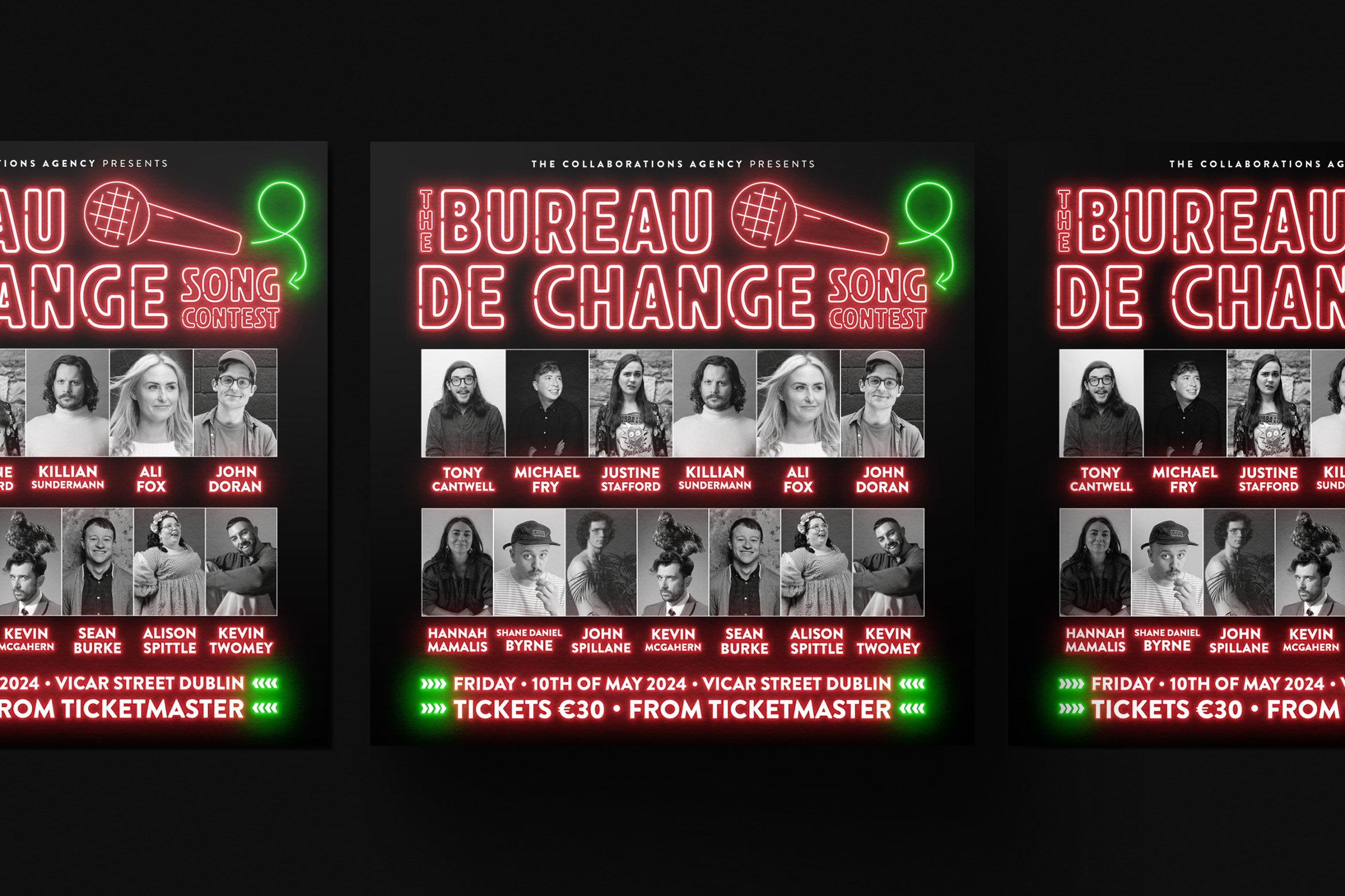 Bureau De Change Live Event Square Posters