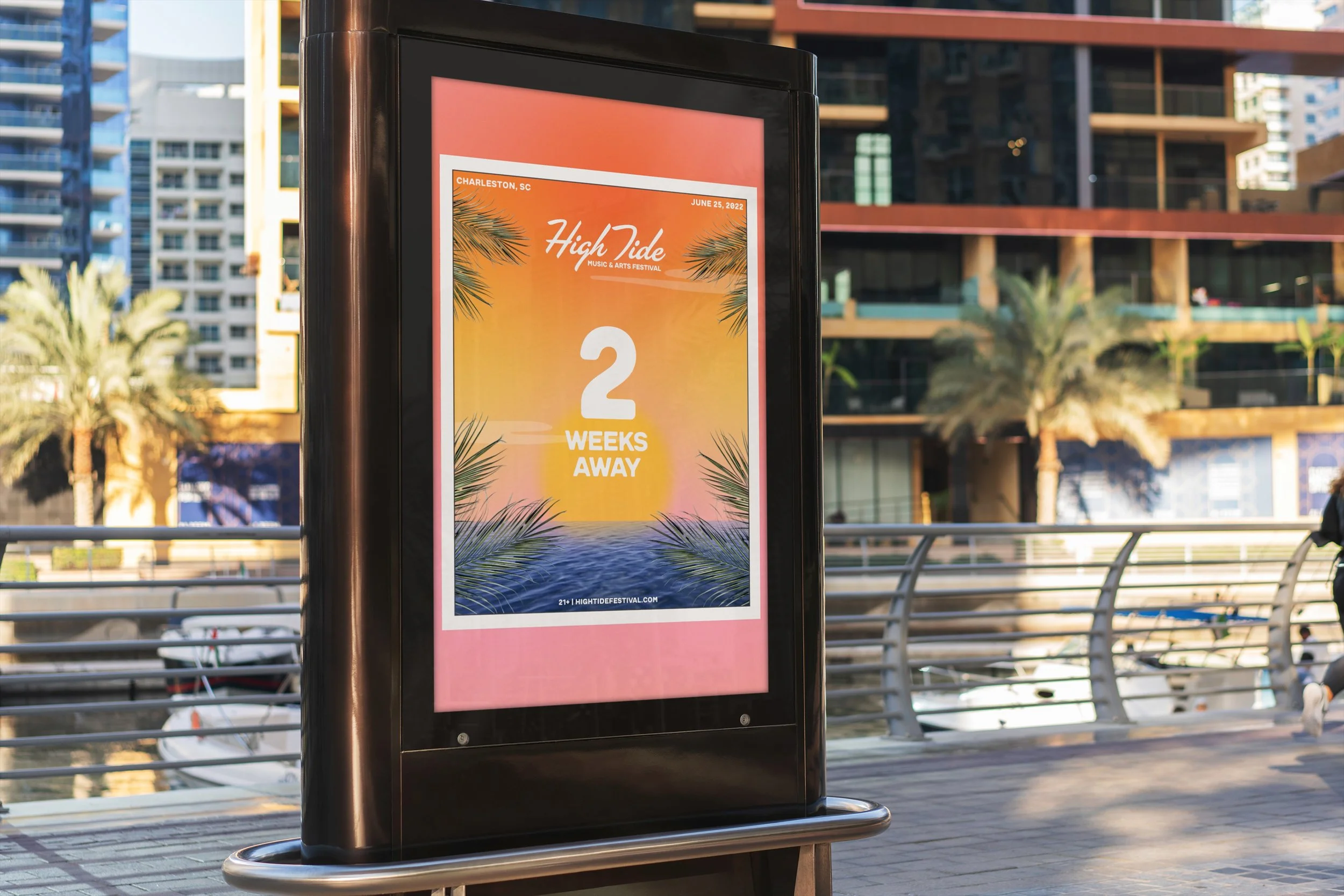 High Tide Digital Advertising Screen