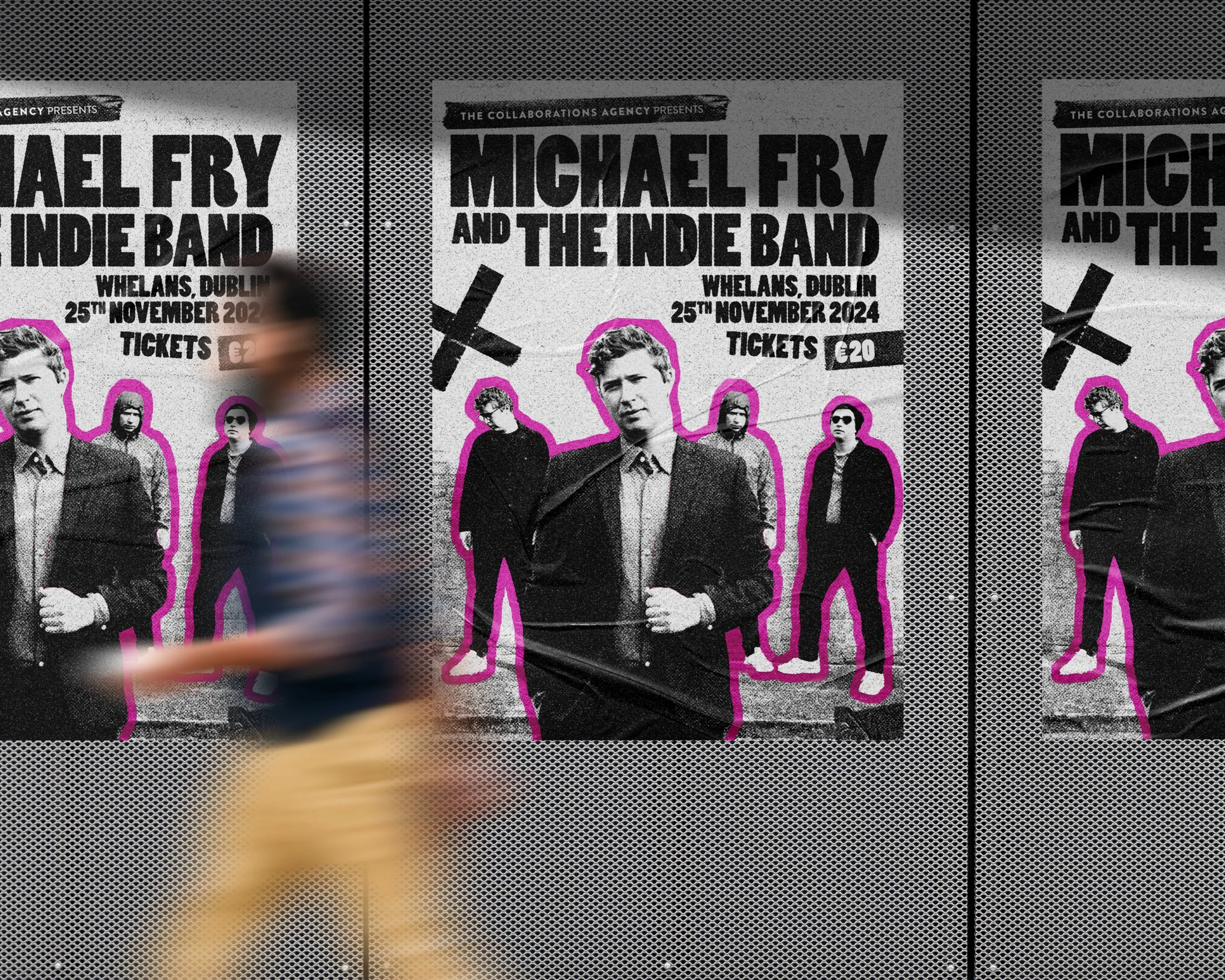 Michael Fry and the Indie Band Live Event Poster