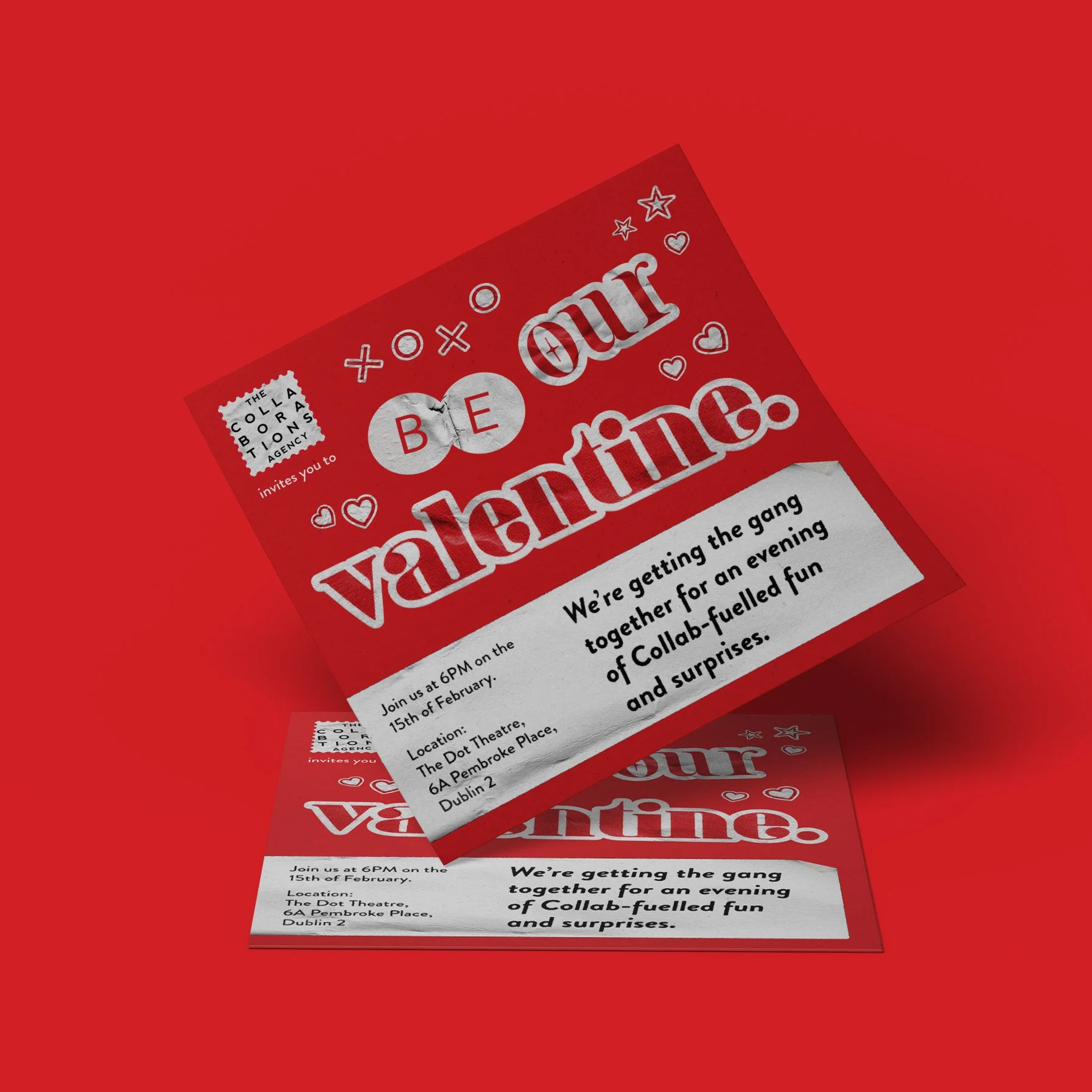 The Collaborations Agency Valentines Day Event Square Posters