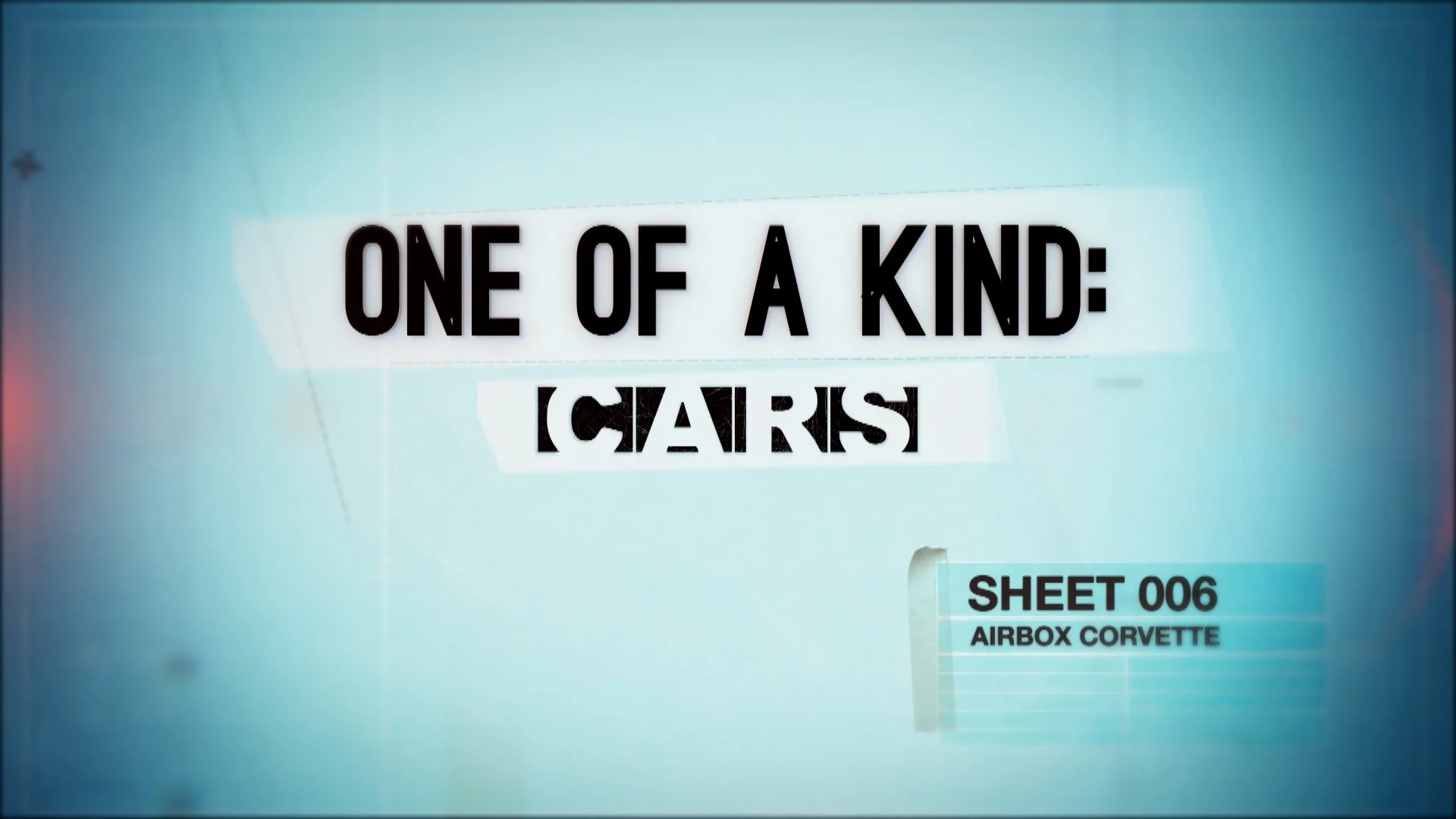 One of a Kind...Cars
