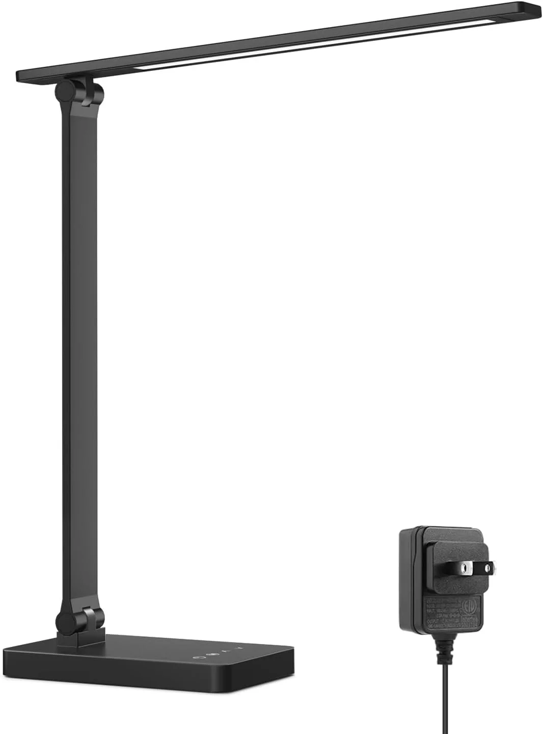 Lepro LED desk lamp with adjustable arm and touch controls for bedside reading and task lighting