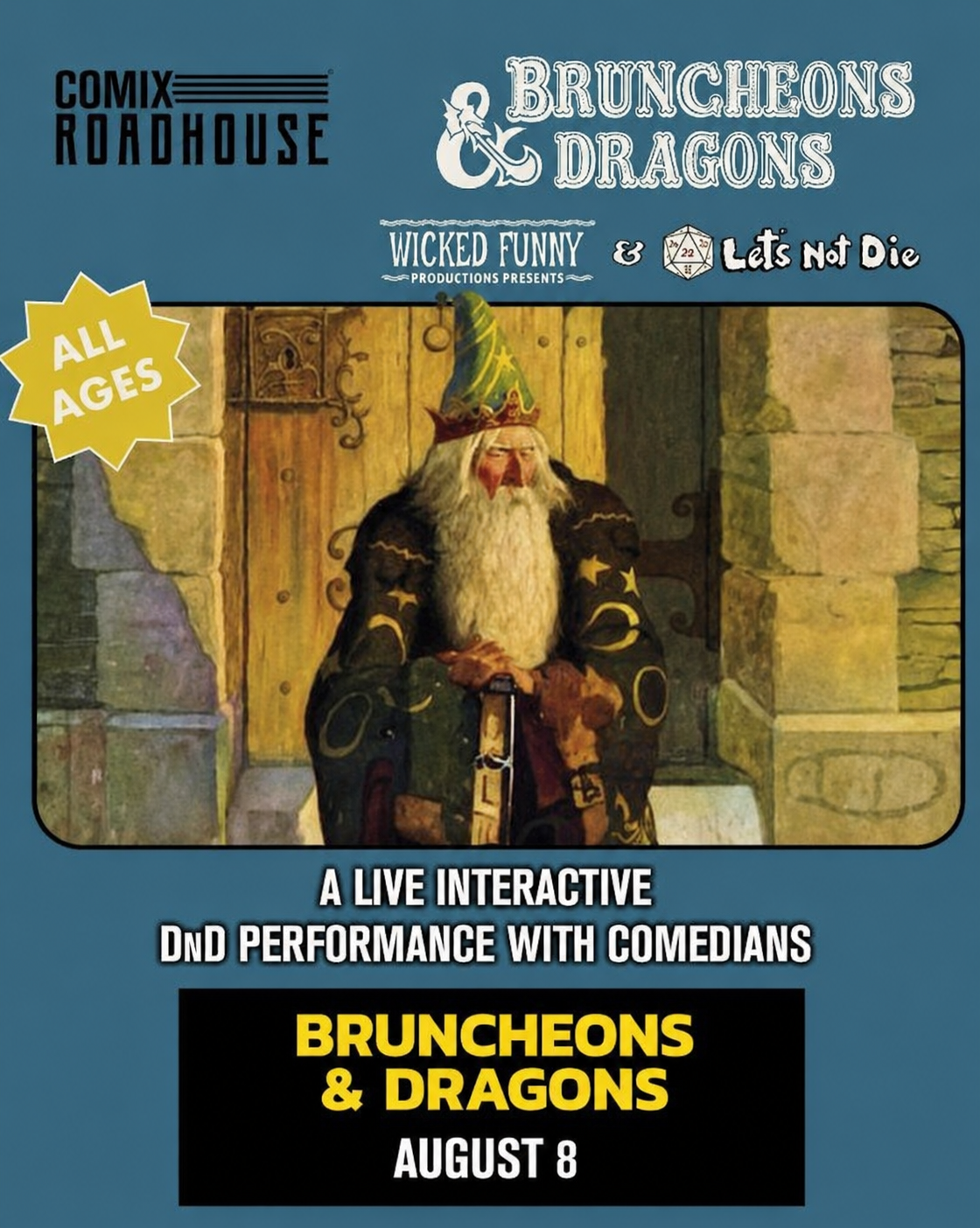 BRUNCHEON &amp; DRAGONS @ COMIX COMEDY CLUB 