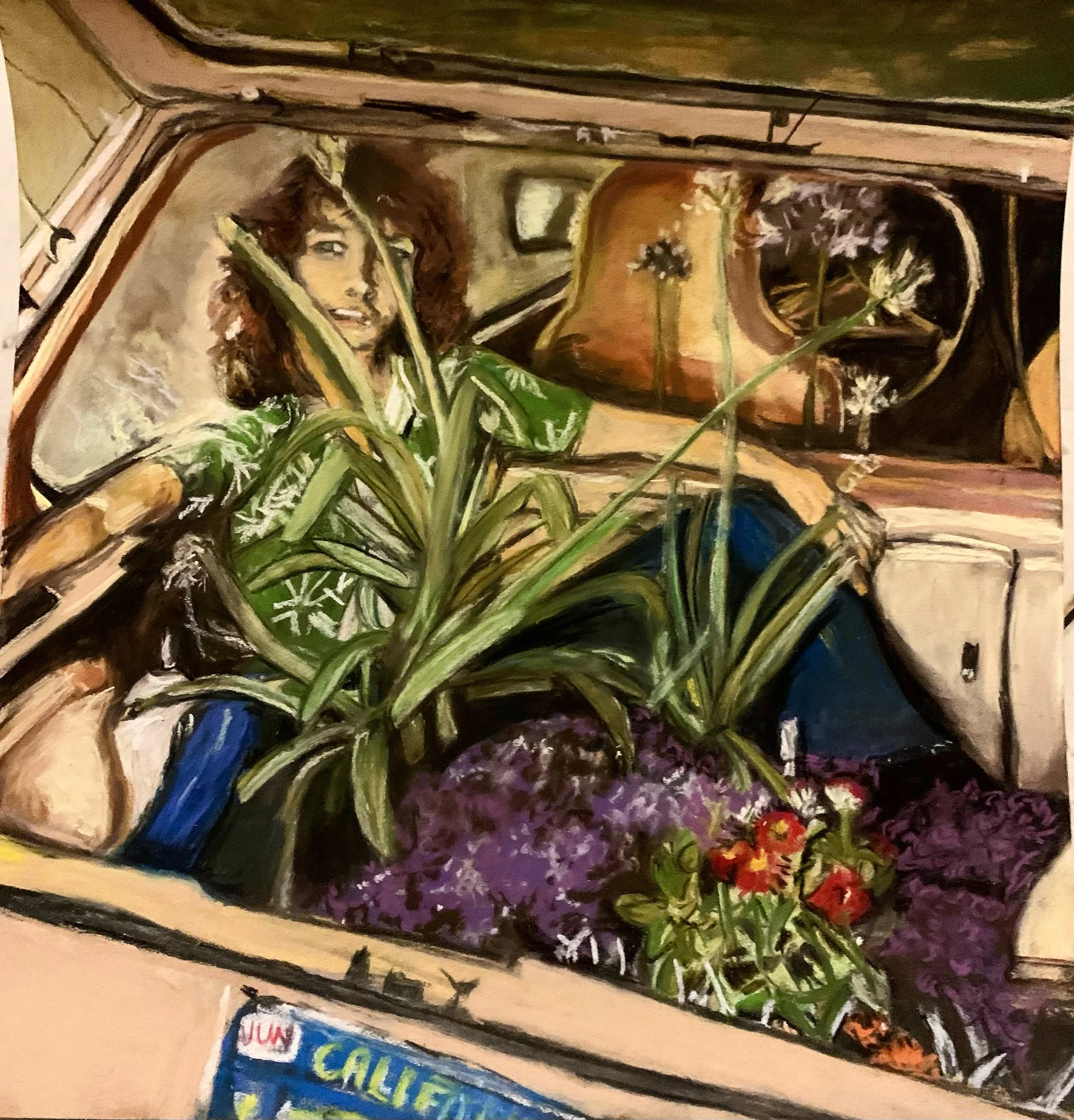 "Susan" pastel portrait by whitney page